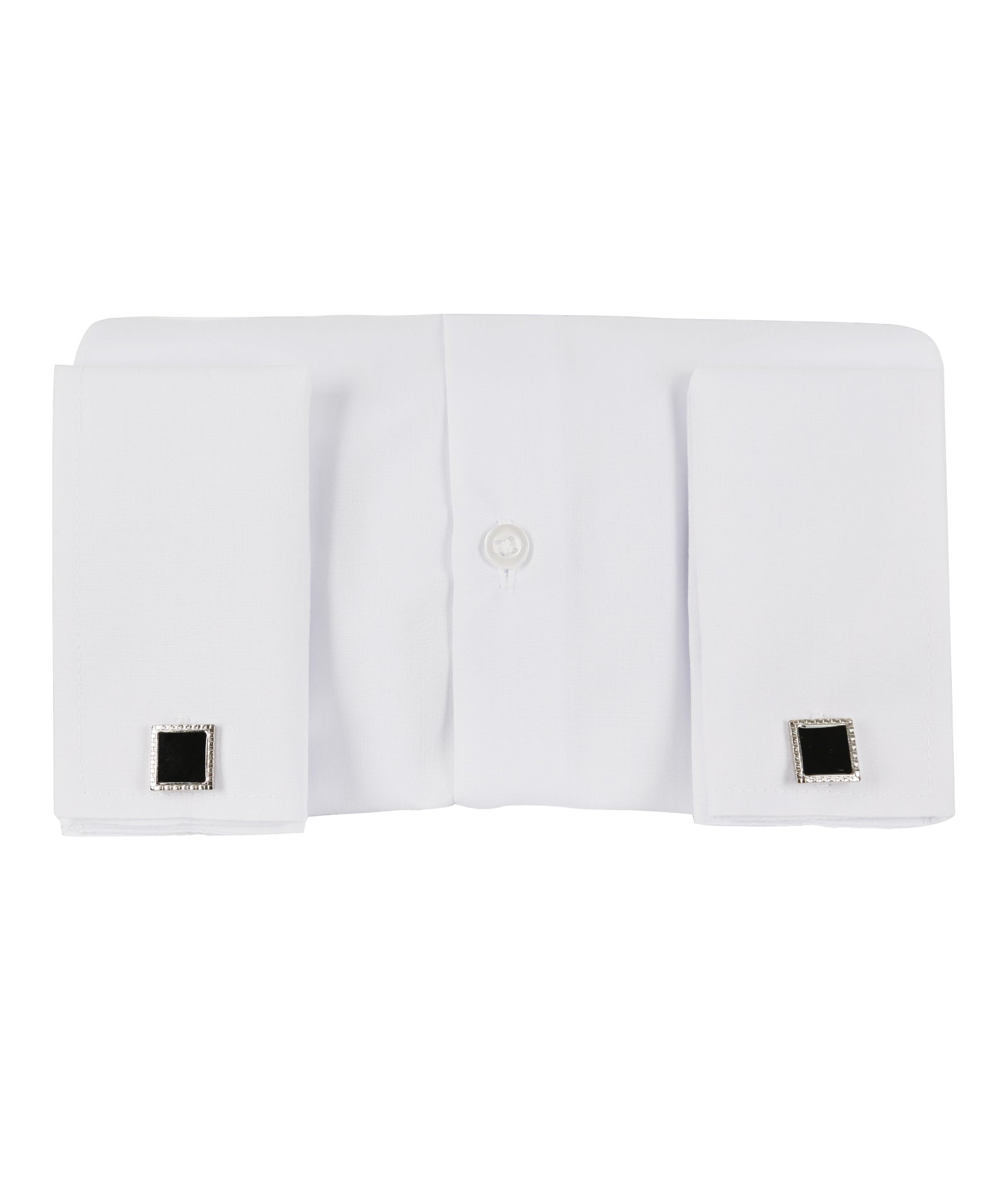 Boys Classic Collar Cufflinks Shirt - White