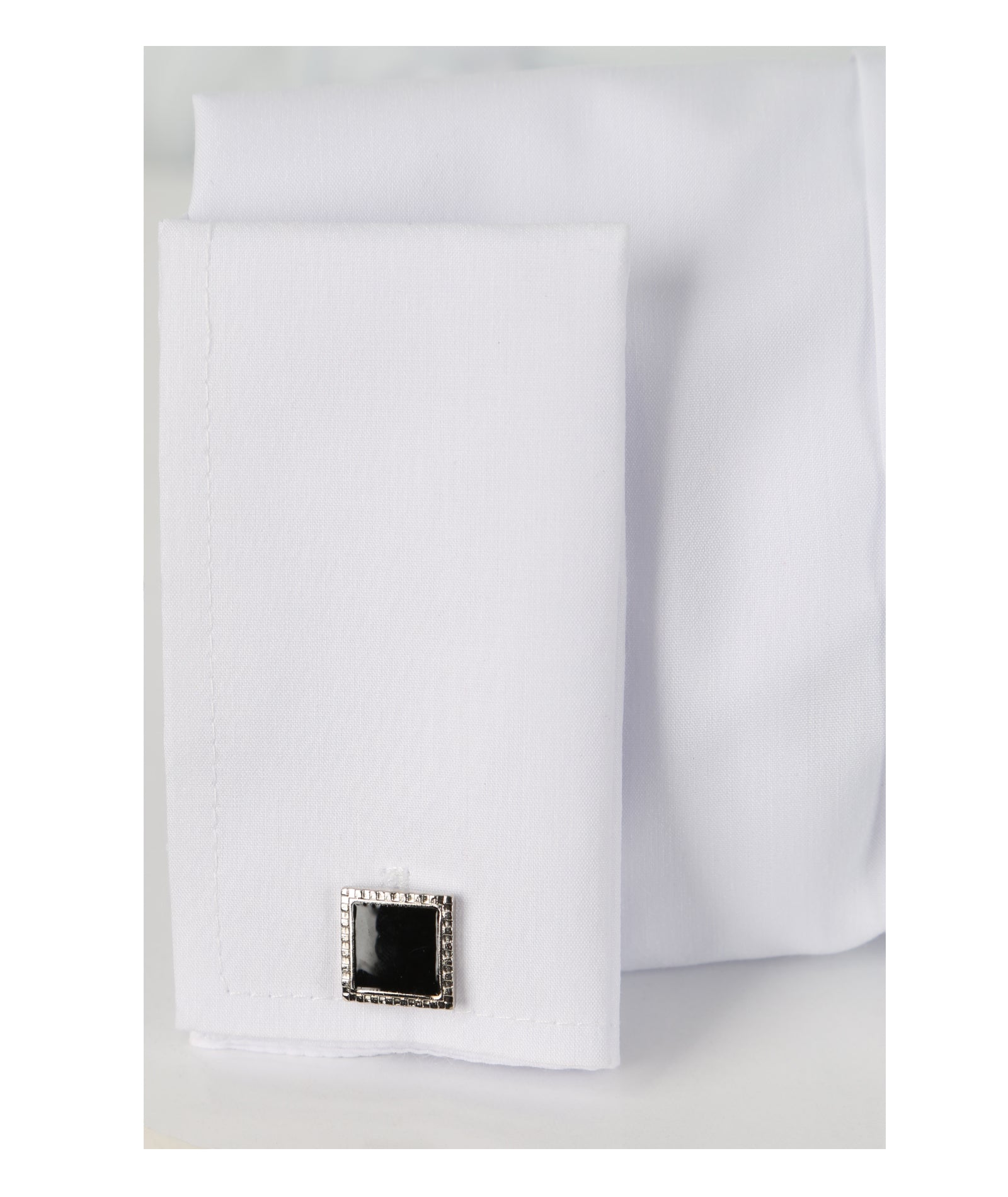 Boys Classic Collar Cufflinks Shirt - White