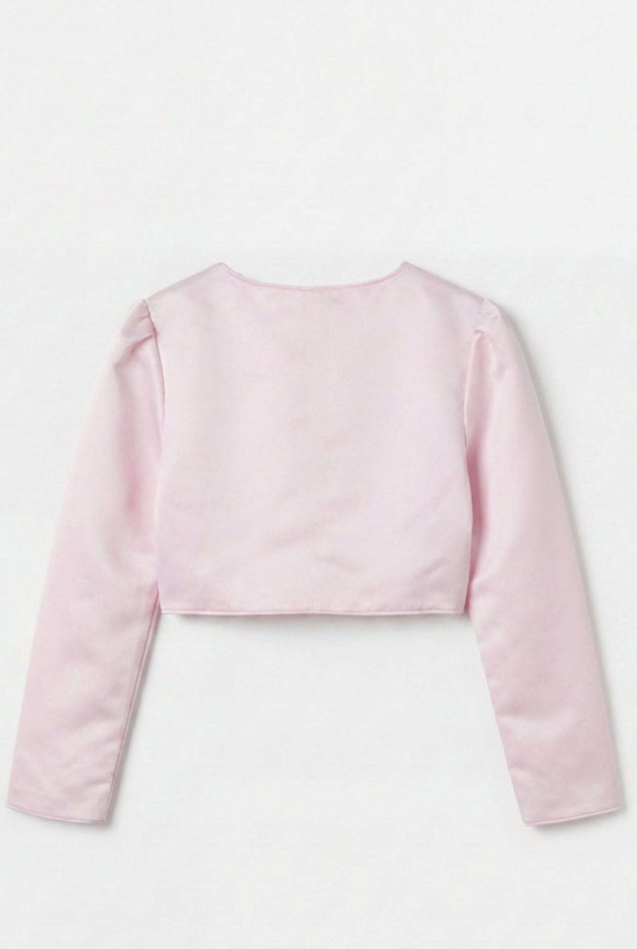 Babies & Girls Long Sleeves Bolero - Baby Pink