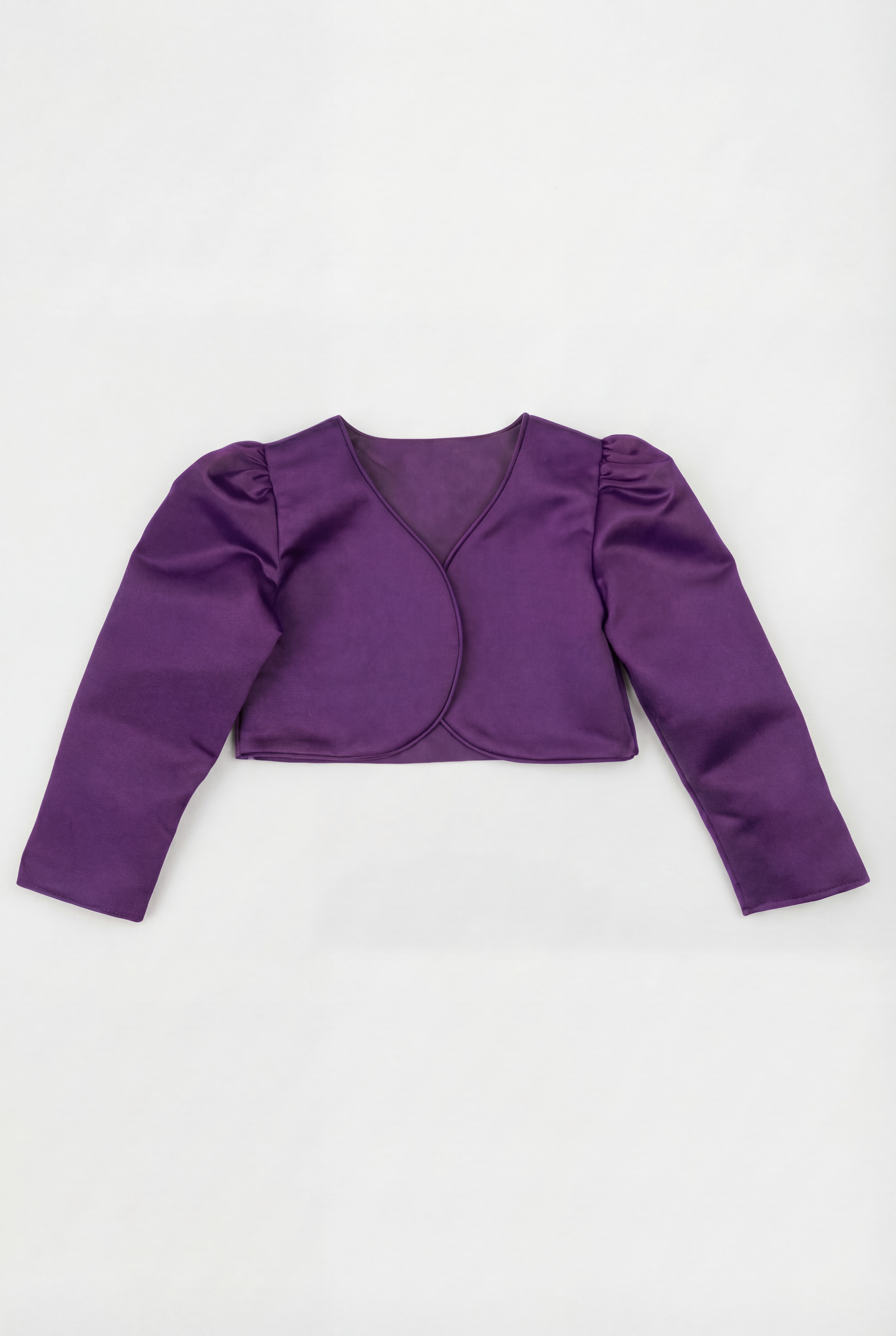 Babies & Girls Long Sleeves Bolero - Purple