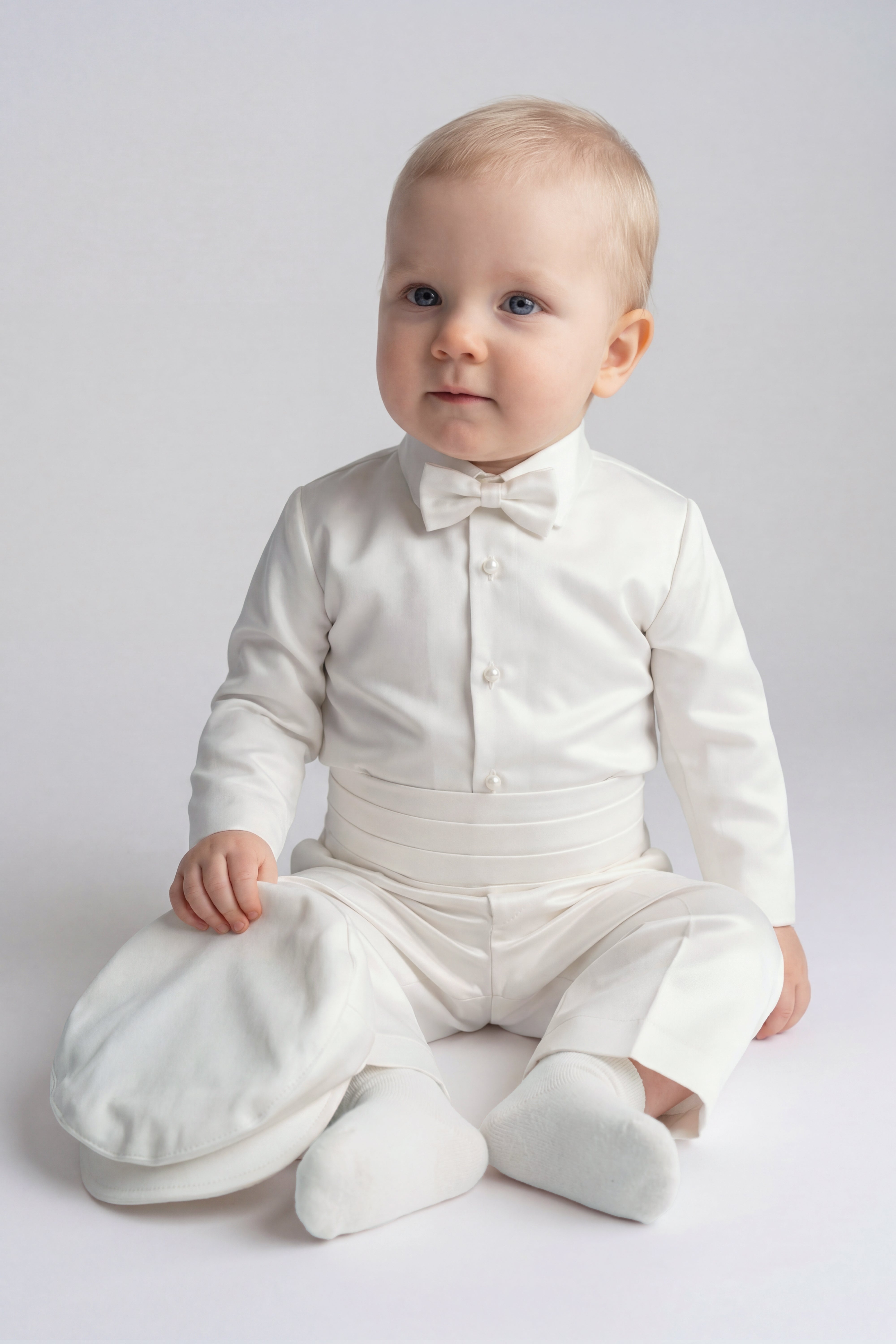 Baby Boys Christening Baptism Outfit - Ivory