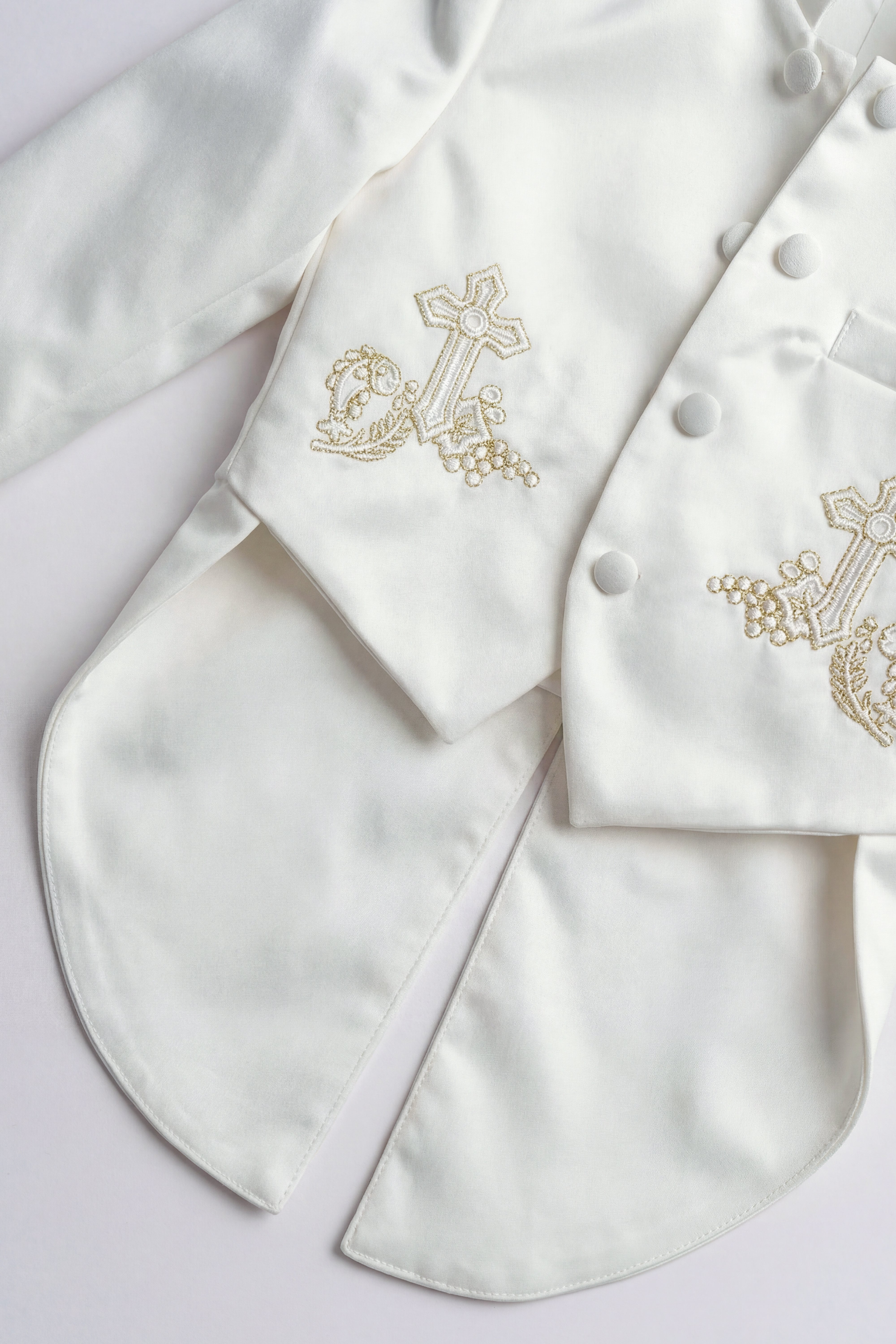 Baby Boys Christening Baptism Outfit - Ivory