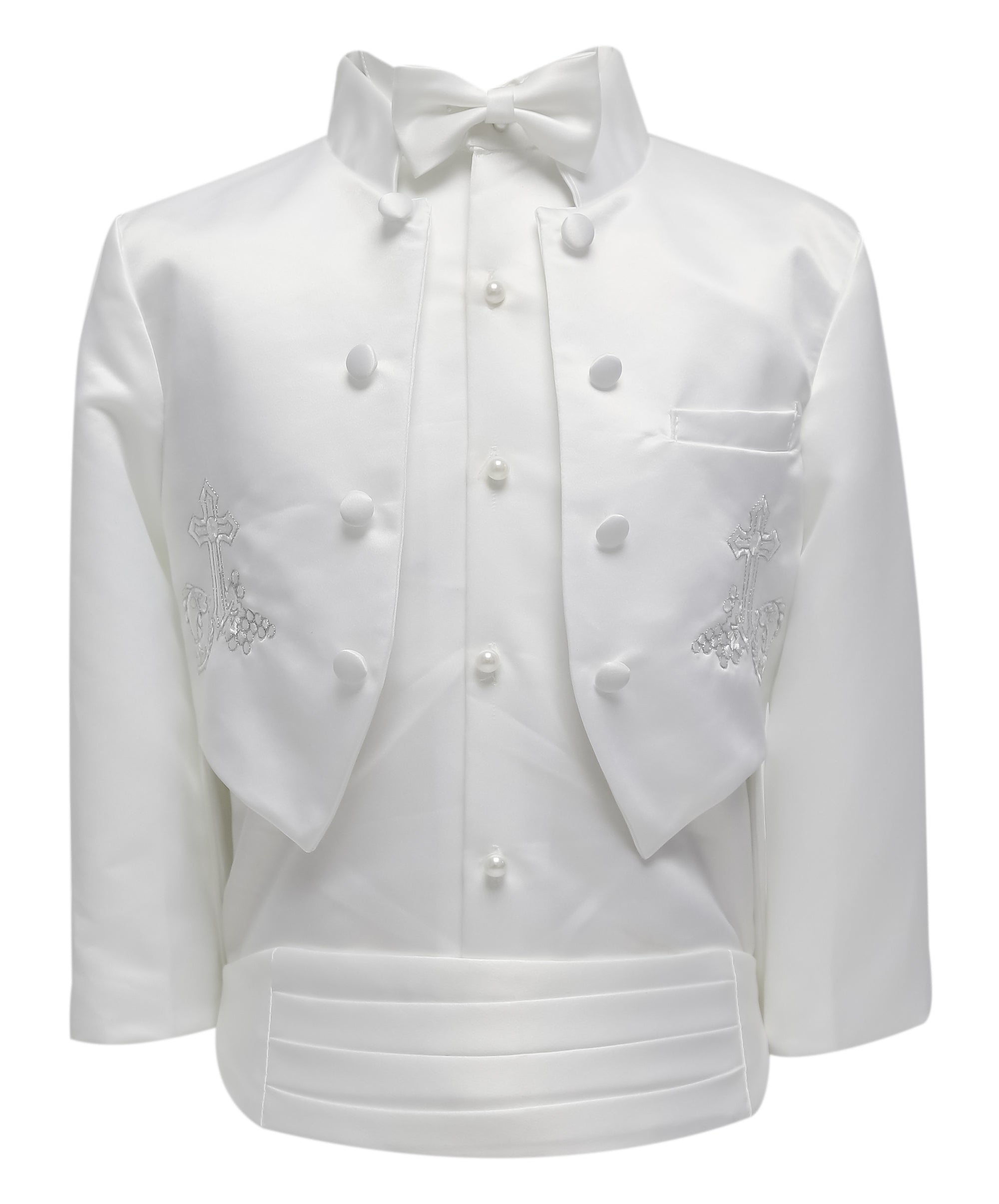 Baby Boys Christening Baptism Outfit - White