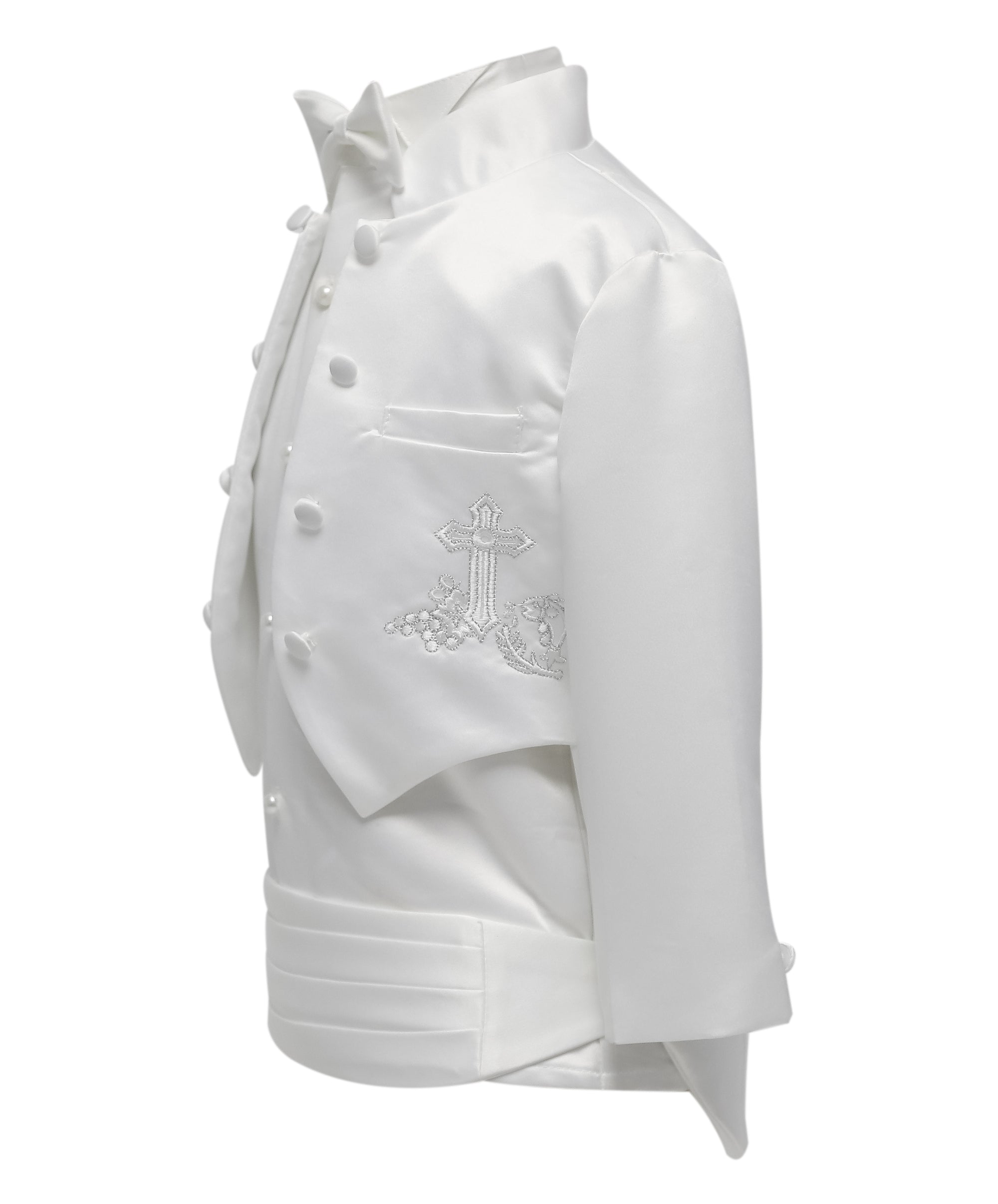 Baby Boys Christening Baptism Outfit - White