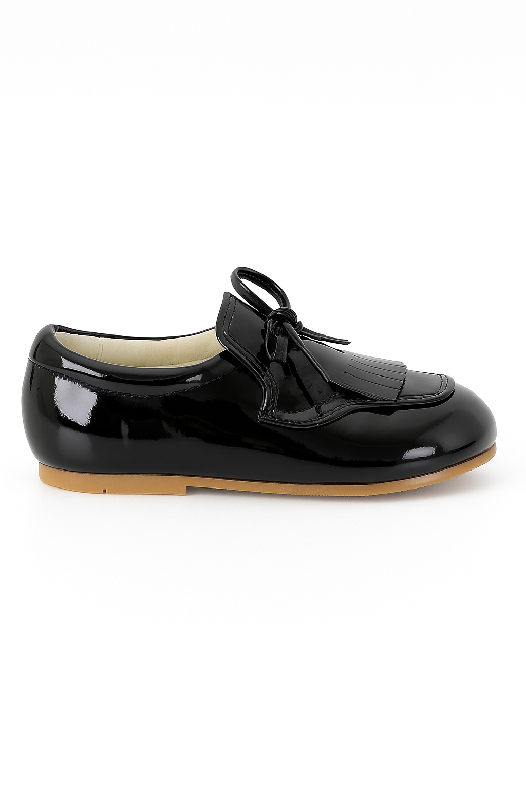 Baby Boys Pre- walker Patent Loafer - ADAM - Black