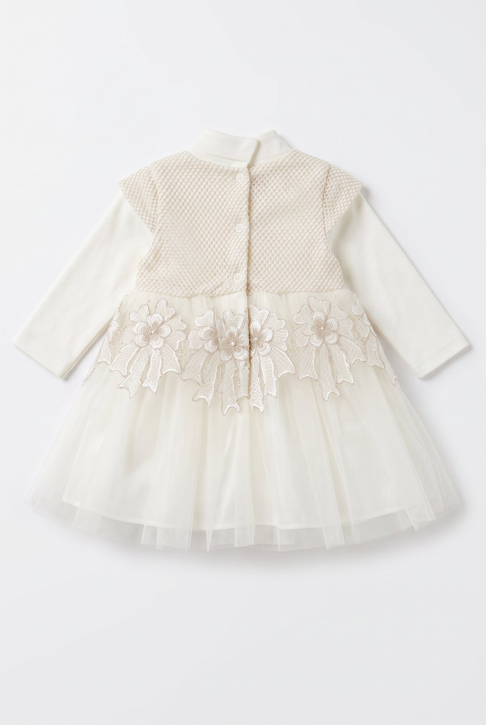 Baby Girl 3-Piece Lace Tulle Dress & Shoes Set