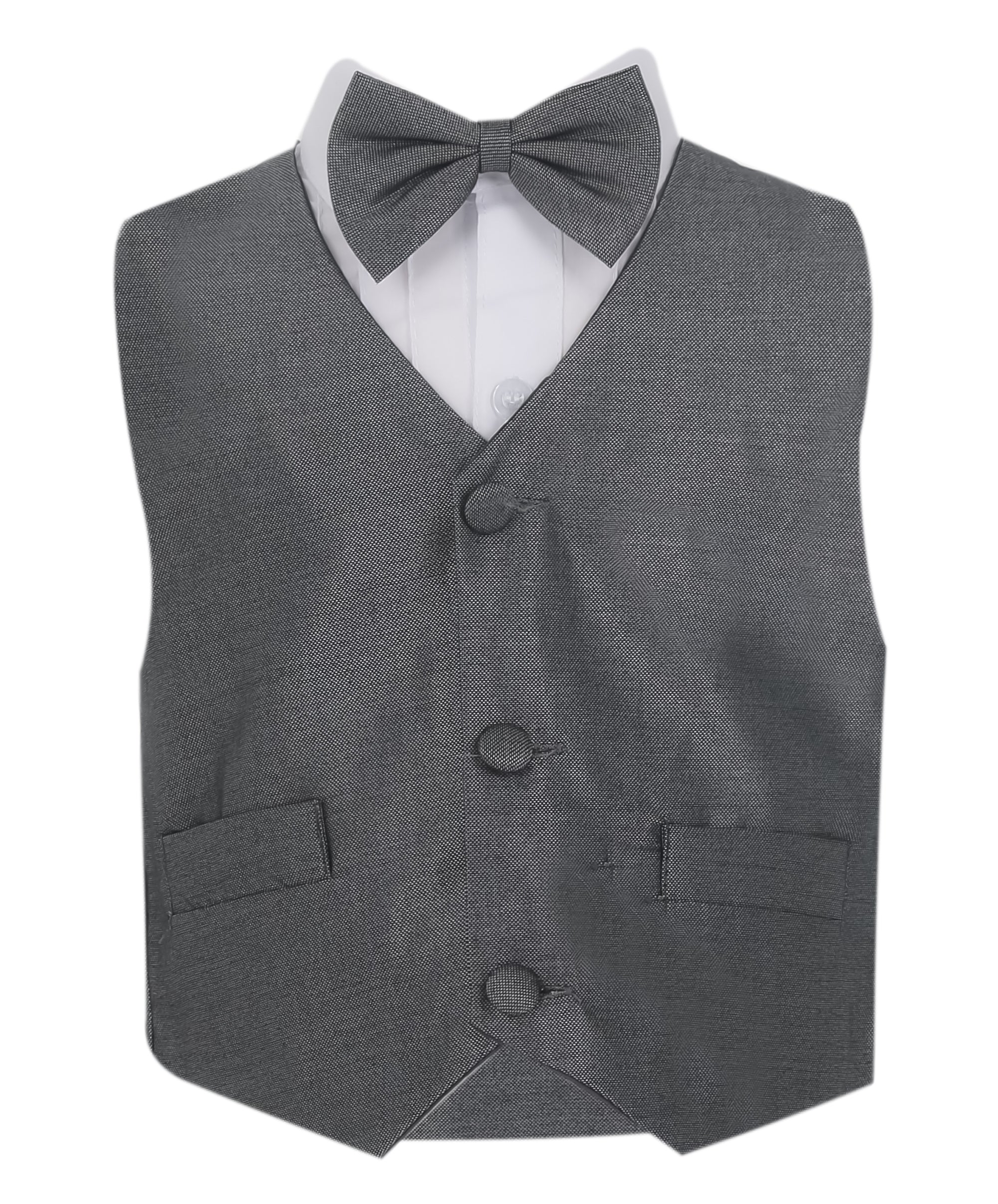 Baby Boys Formal Suit All in One Set - Silver - Grey