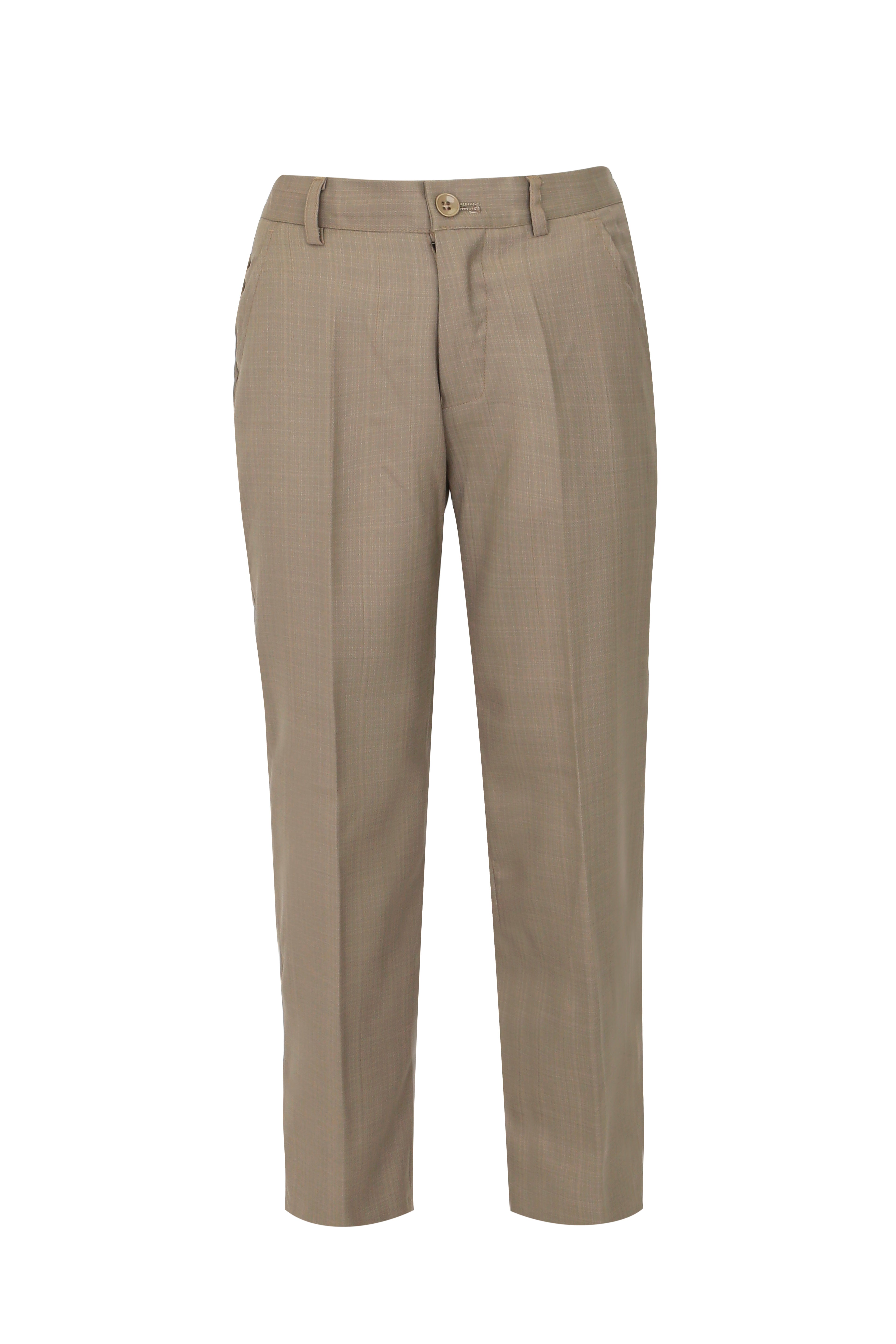 Boy’s Pageboy 6 Piece Communion Wedding Suit Set - 630 Beige