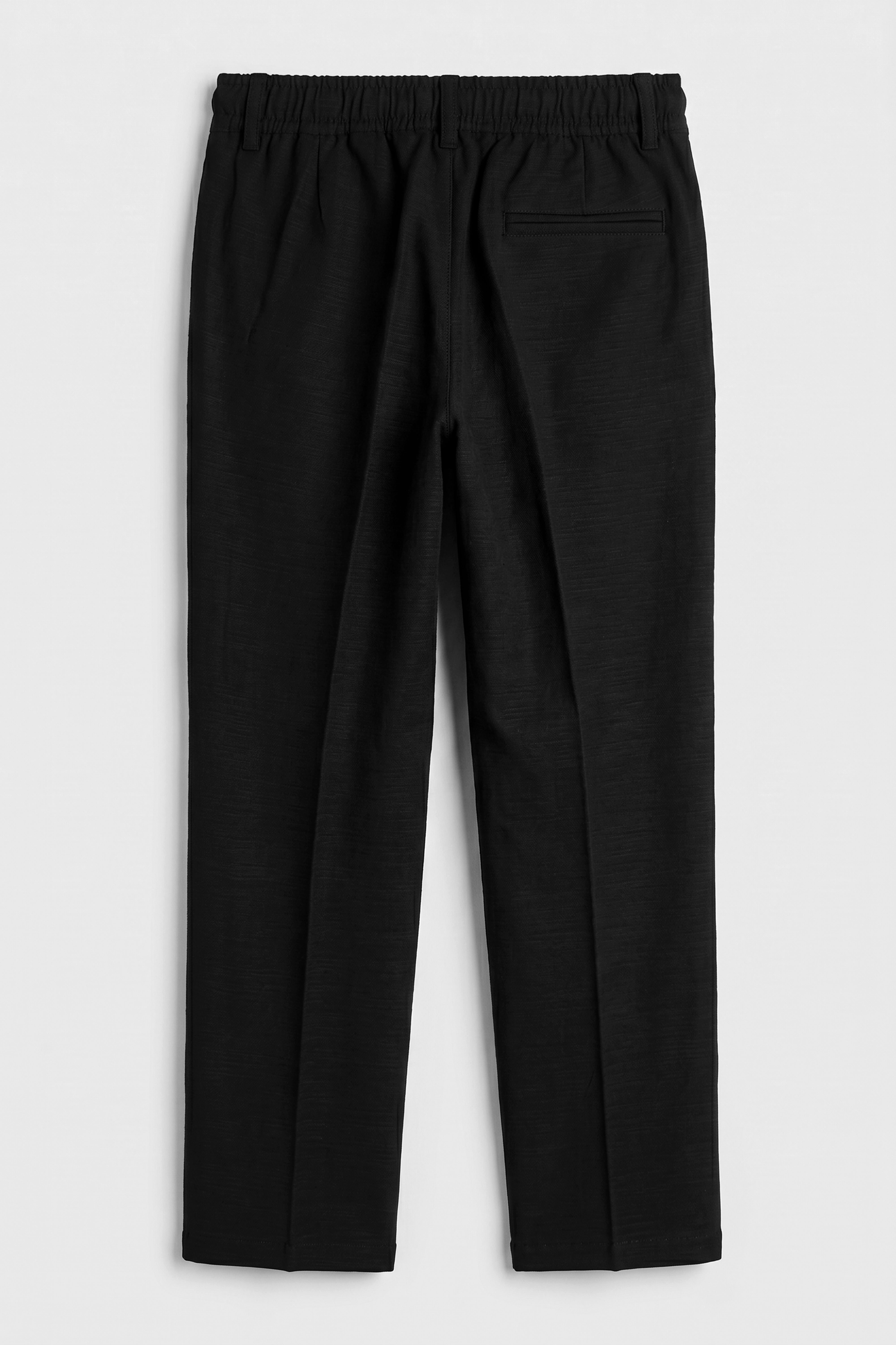 Boys 4-Piece Cotton Casual Suit - Black Trousers Back Picture