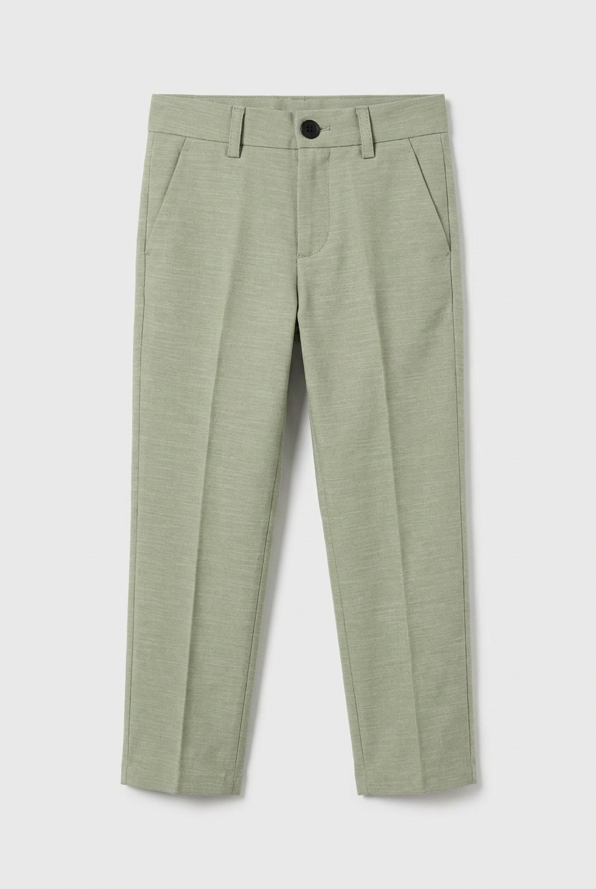 Boys 5-Piece Cotton Smart Casual Suit - Sage Green