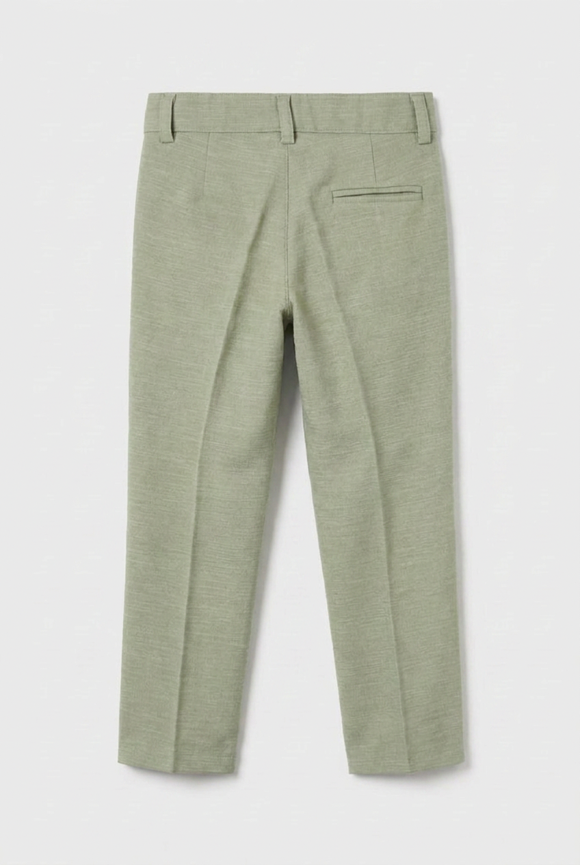 Boys 5-Piece Cotton Smart Casual Suit - Sage Green