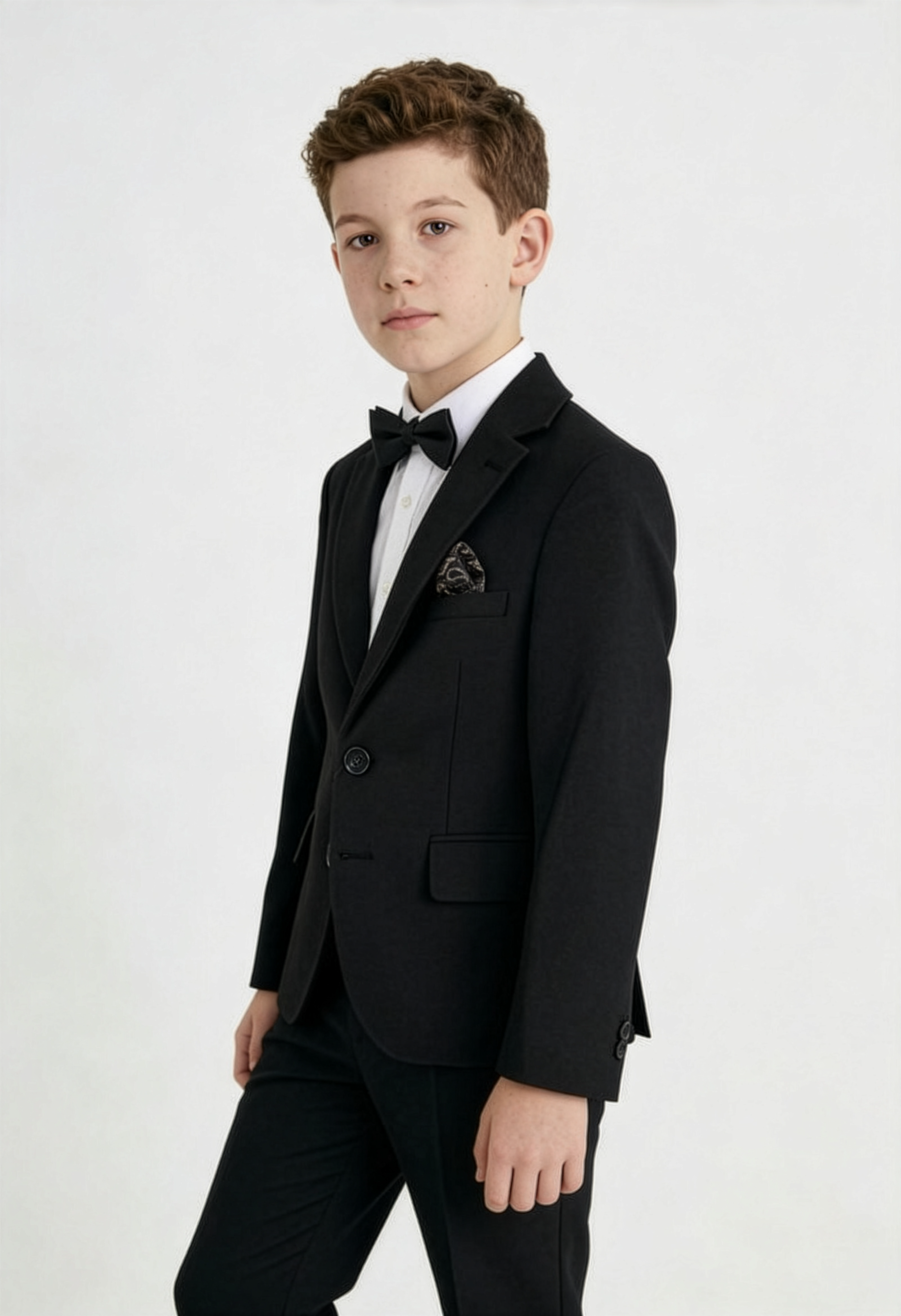 Boys Black Classic Blazer Jacket