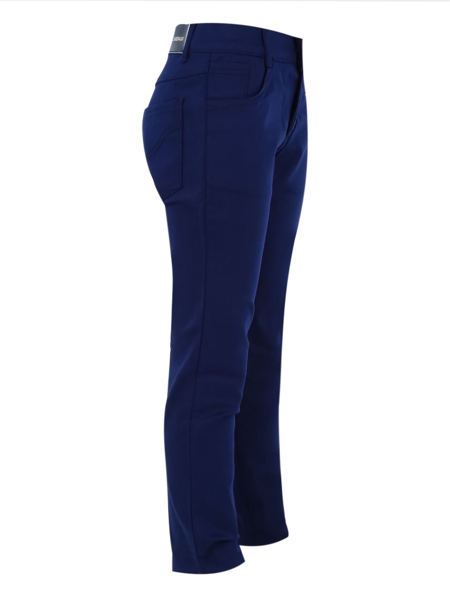 Boys Casual Stretch Chino Trousers - Parliament Blue