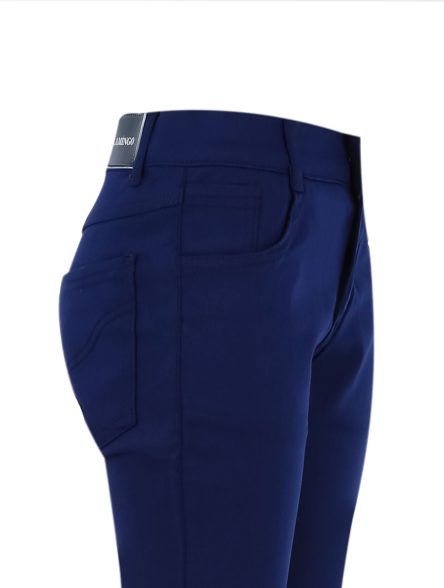 Boys Casual Stretch Chino Trousers - Parliament Blue