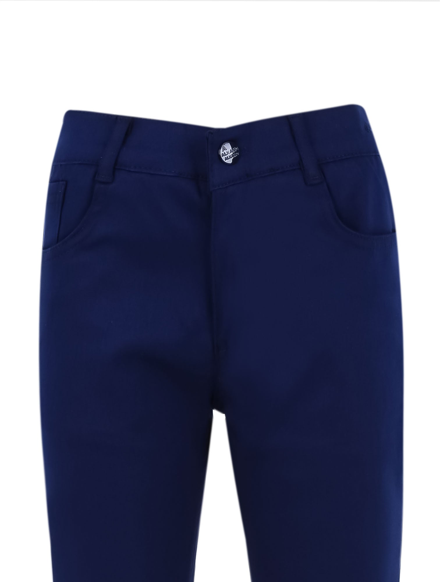 Boys Casual Stretch Chino Trousers - Parliament Blue