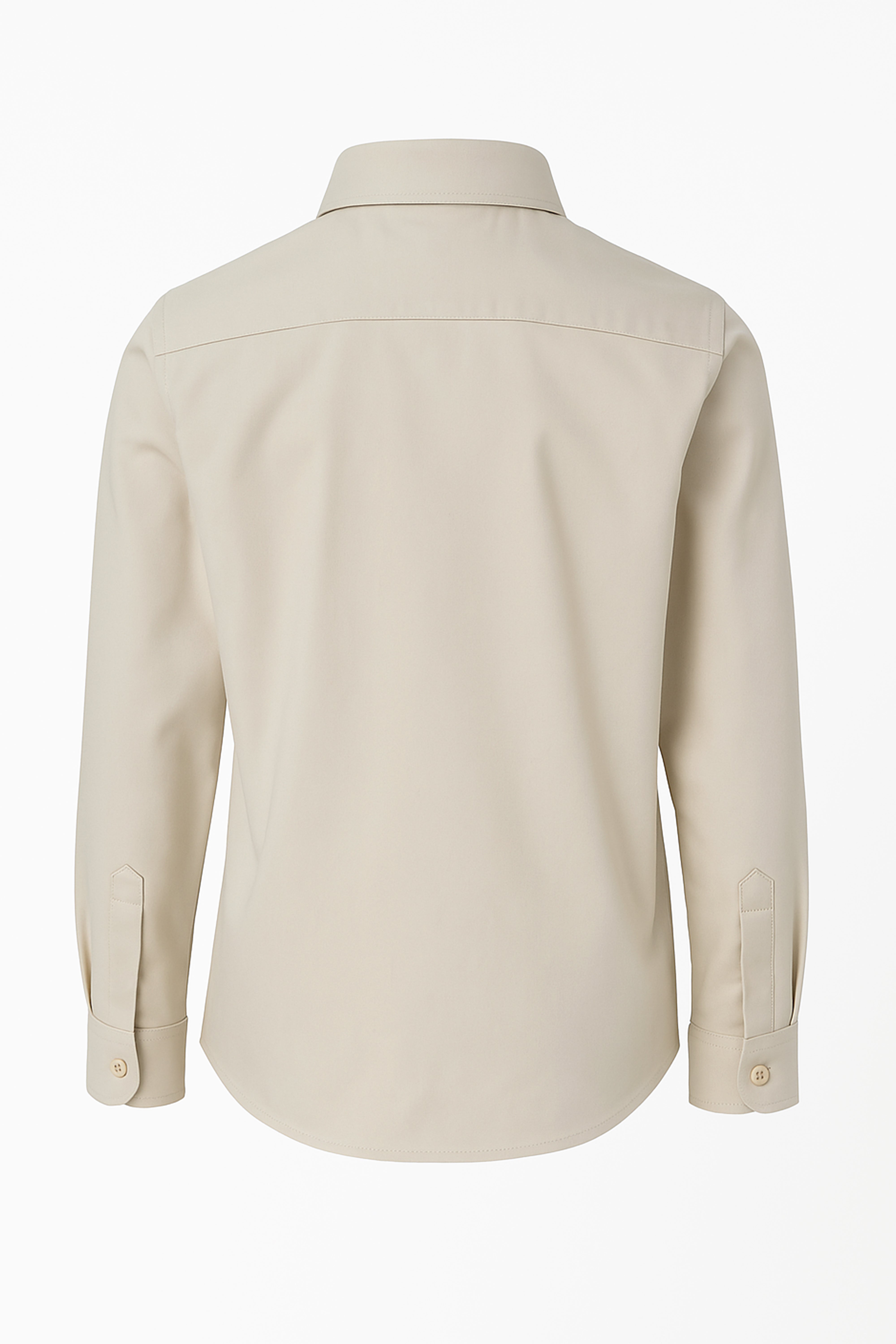 Boys Cotton Classic Collar Dress Shirt - Harput - Beige