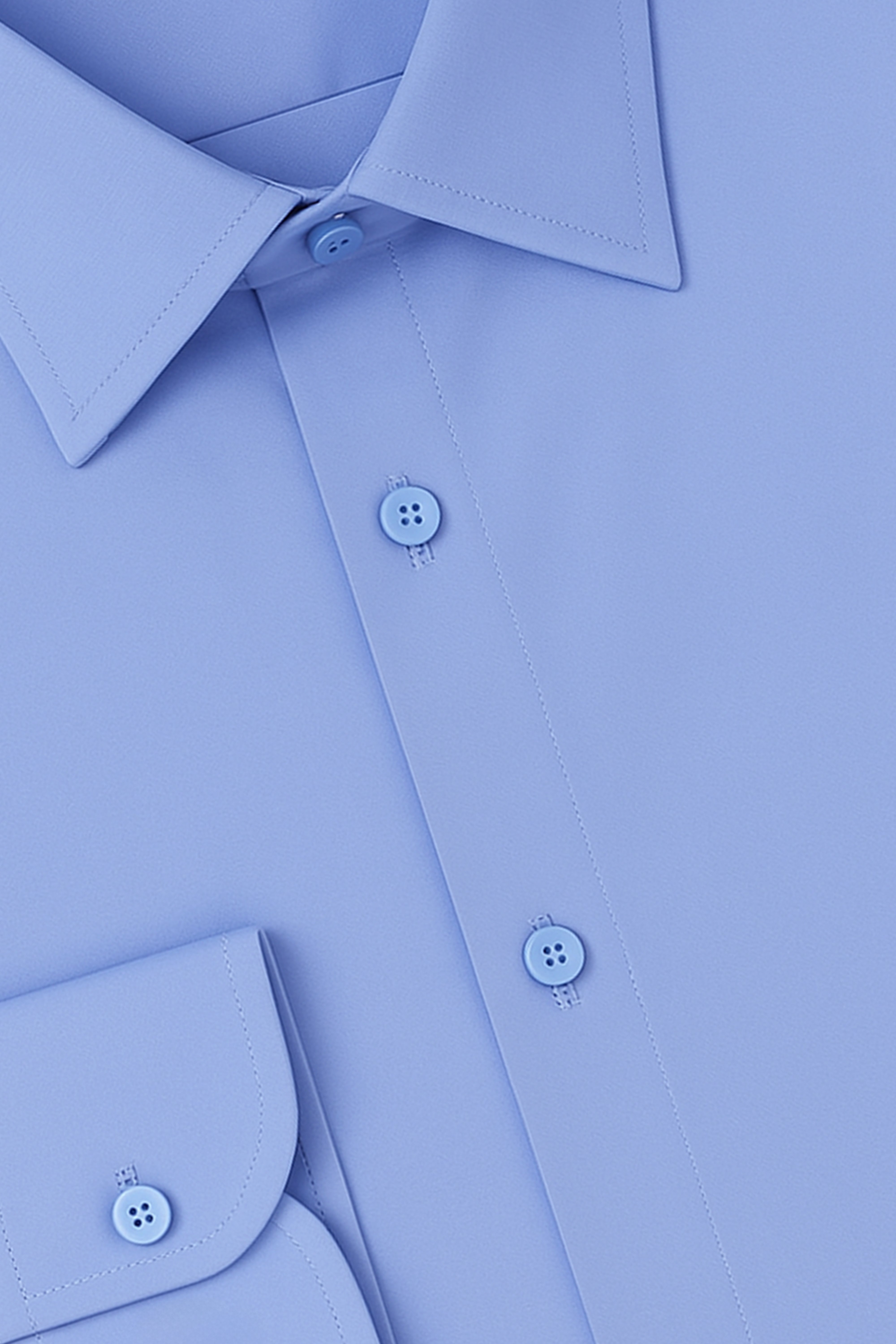 Boys Cotton Classic Collar Dress Shirt - Harput - Blue
