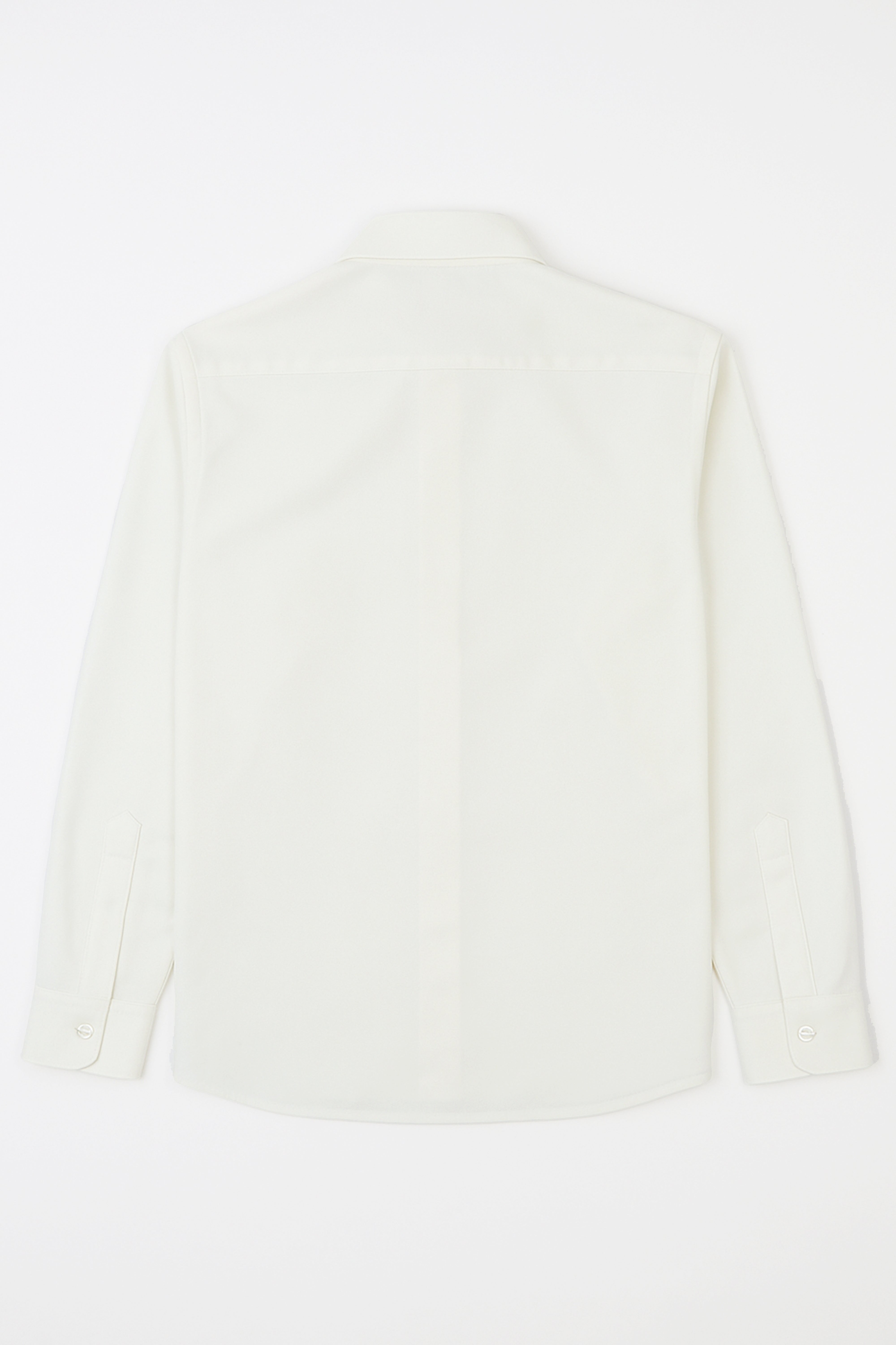 Boys Classic Collar Dress Shirt - Harput - Ivory Back Picture