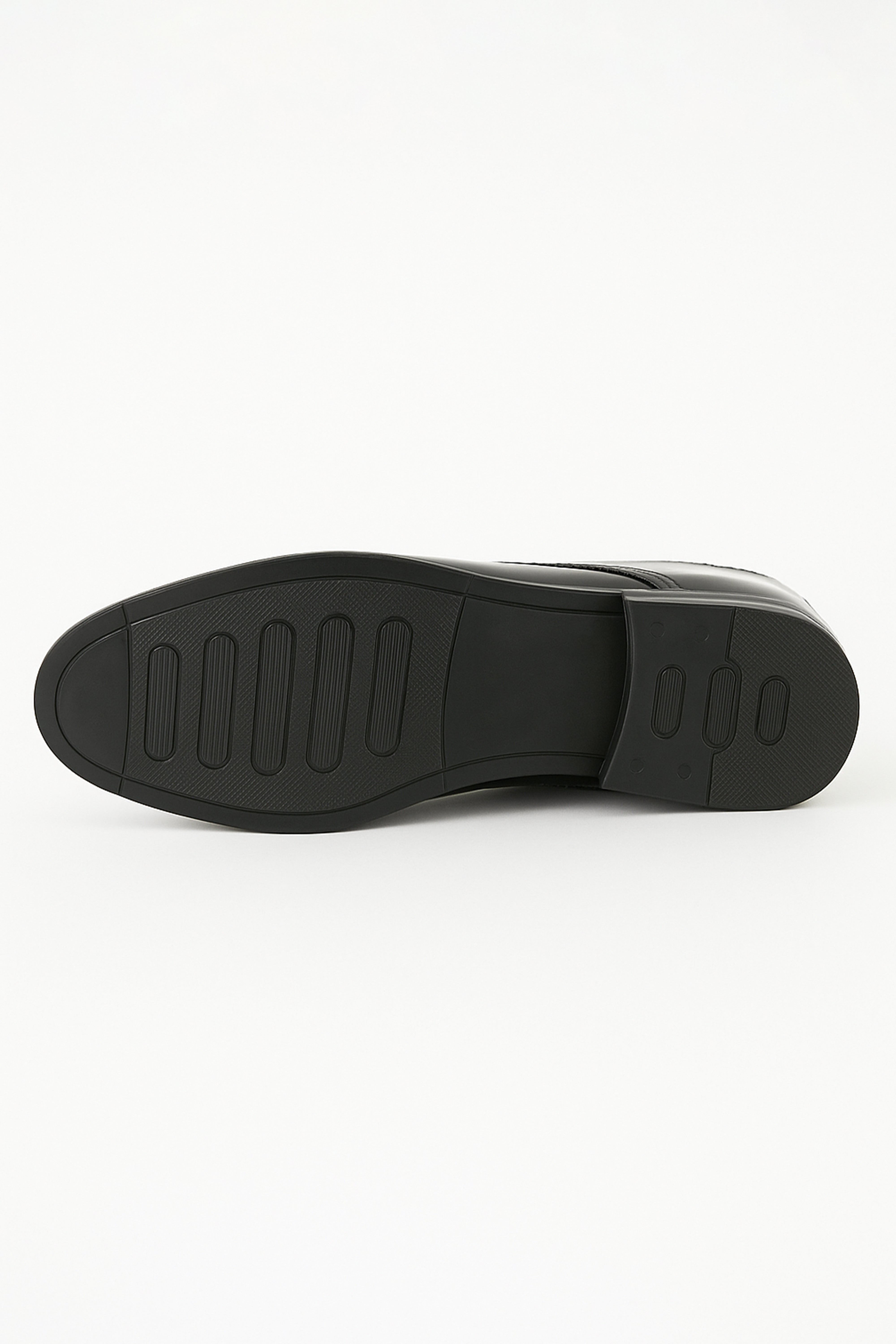 Boys Derby Patent Lace Up Formal Shoes - Black Sole Picture