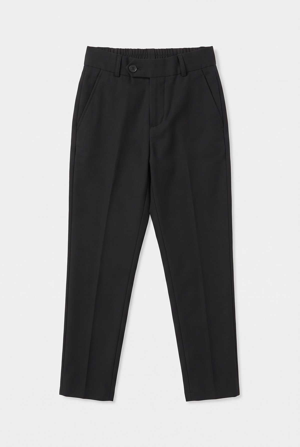 Boys Exclusive Piping Tuxedo Suit - Black - White