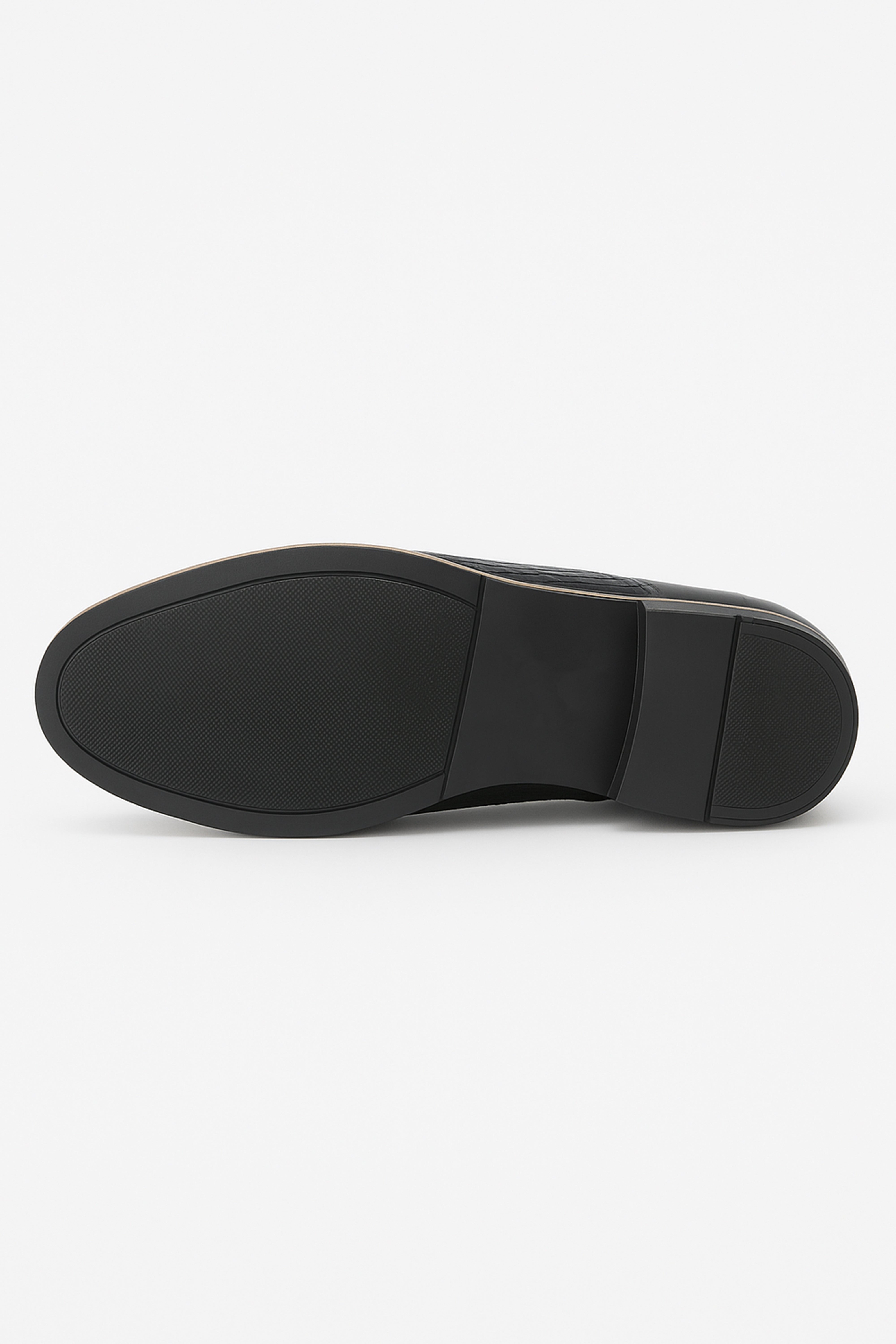 Boys Leather Lace Up Formal Shoes - Black Sole Picture