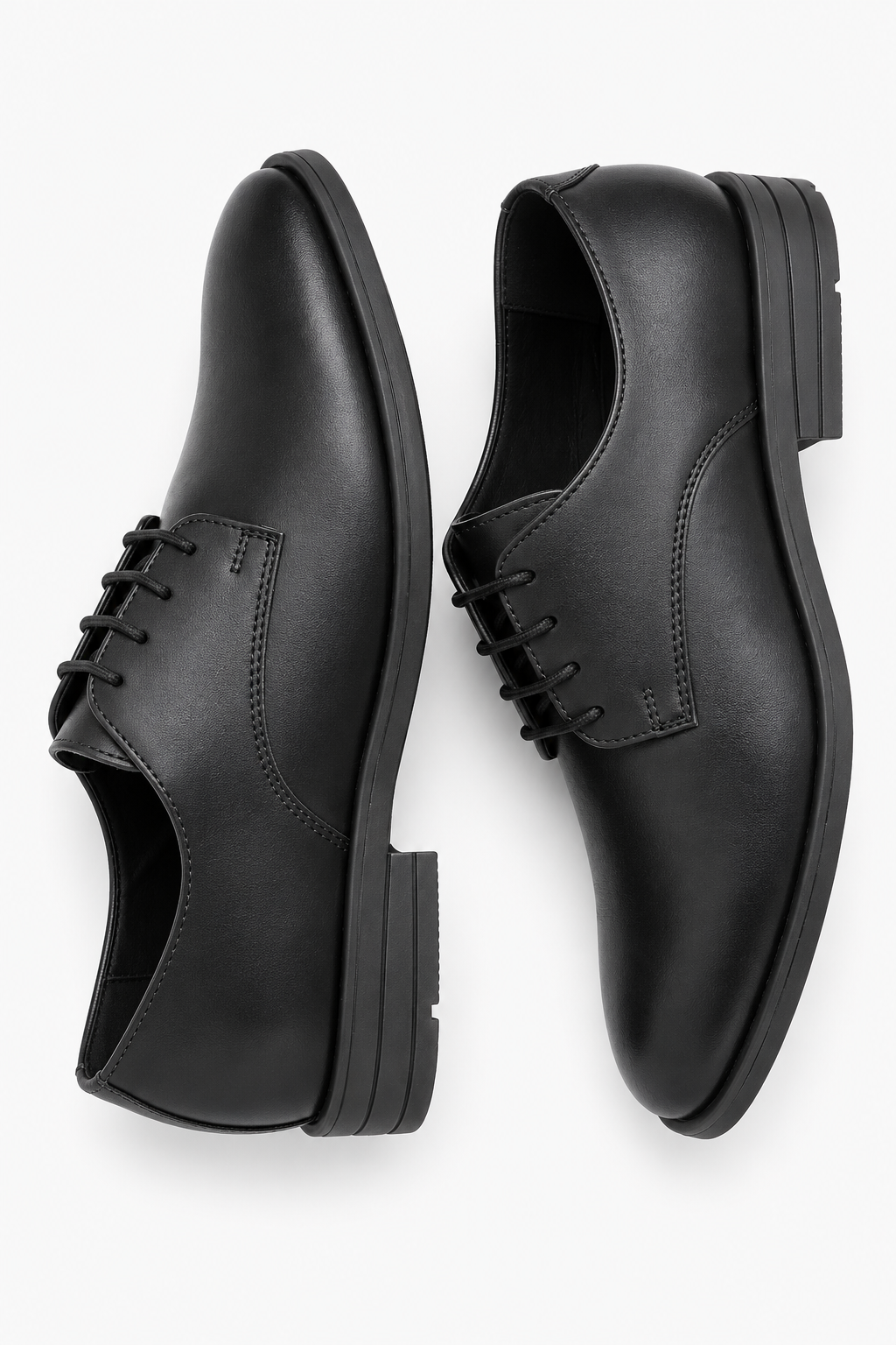 Boys Matt Lace-Up Derby Shoes - MEMPHIS - Black