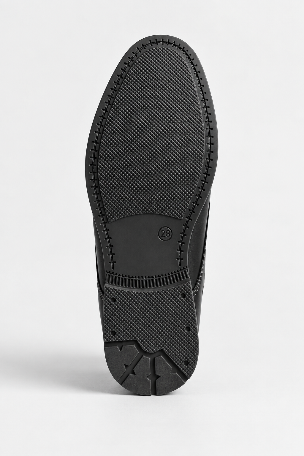 Boys Matt Lace-Up Derby Shoes - MEMPHIS - Black Sole Picture