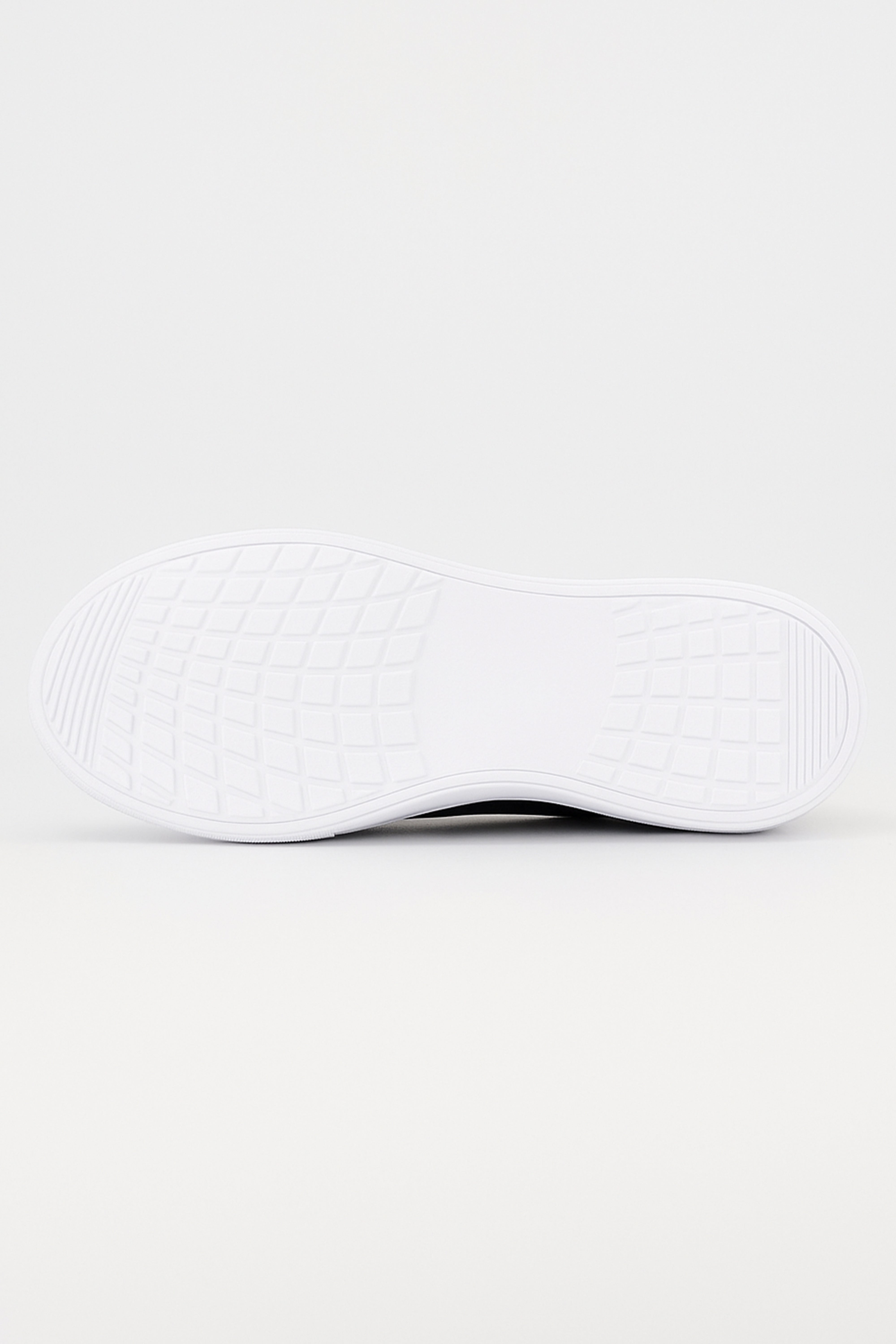 Boys Patent Black Lace-up Sneaker with White Thick Sole - Black Sole Picture