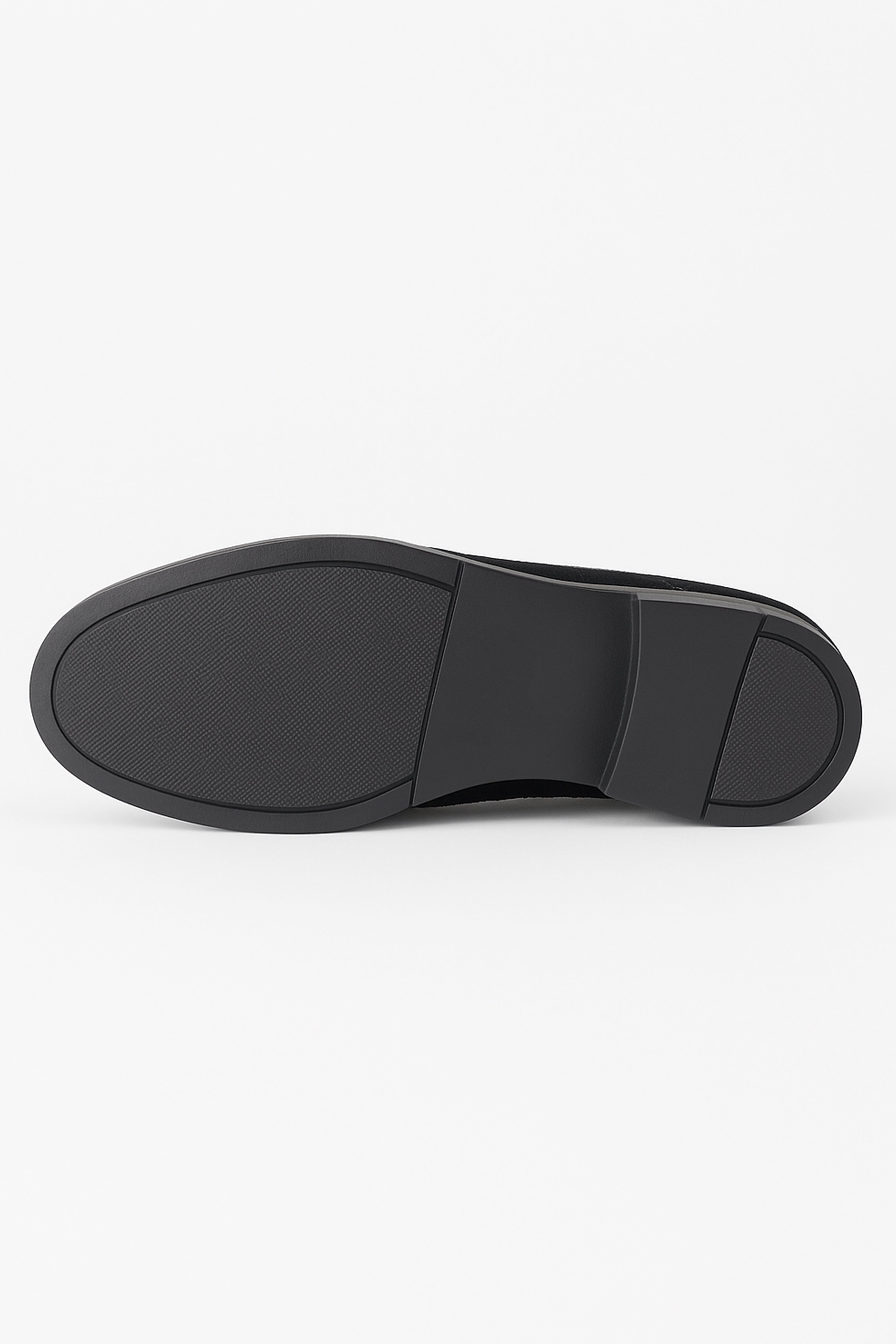 Boys Suede Lace Up Formal Shoes - Black Sole Picture