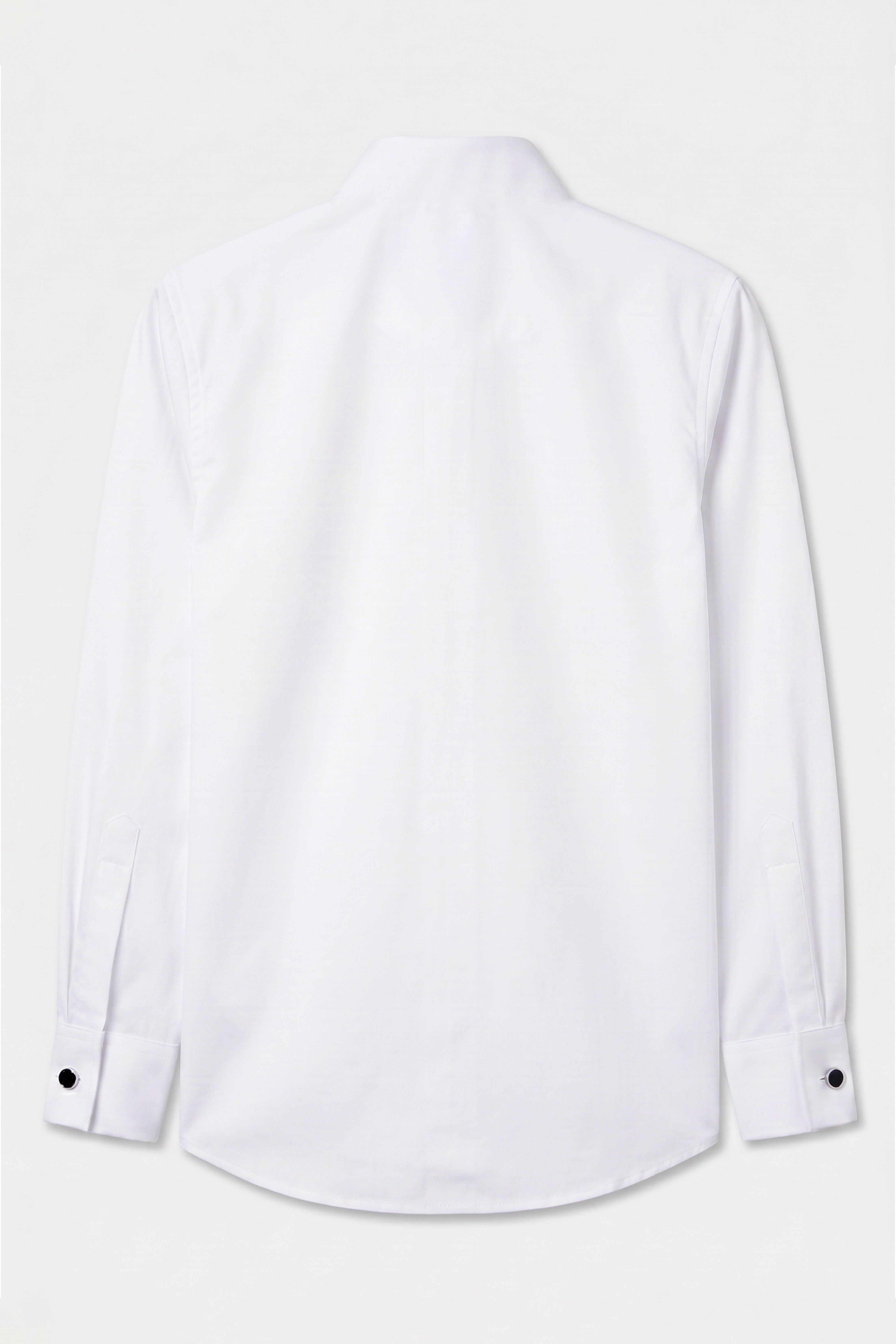 Boys Tuxedo Dress Shirt with Cufflinks - White Back Picture