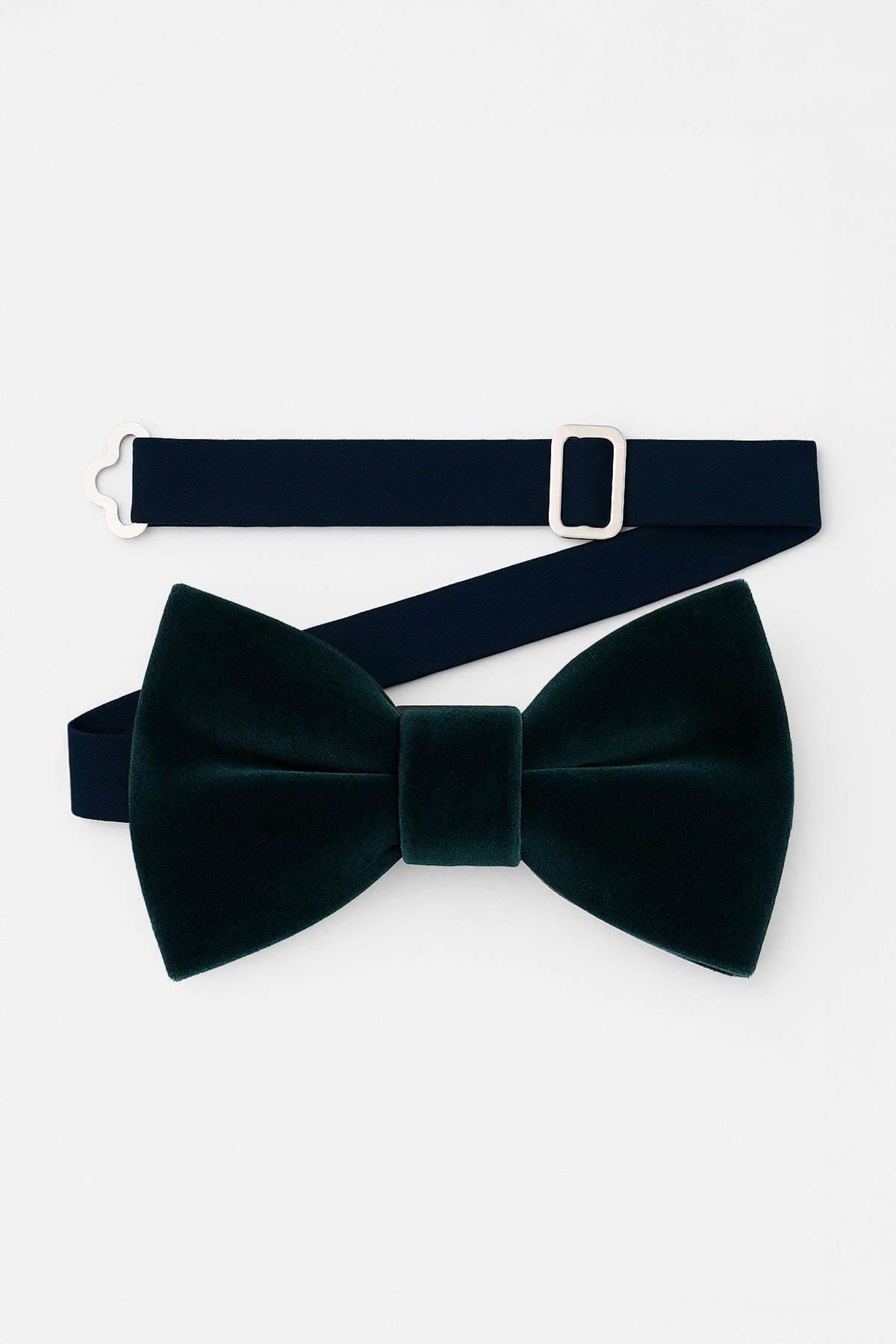 Boys Velvet Dickie Bow Tie & Handkerchief Set - Savoy - Green Bowtie Picture