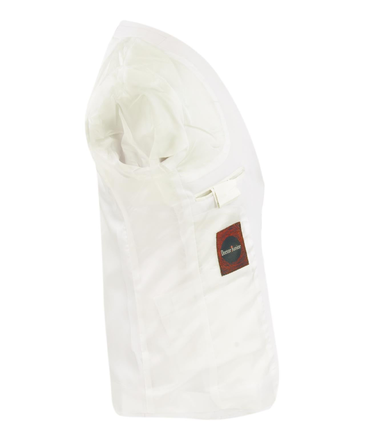 Boys White Suit with White Waistcoat and Cravate Set