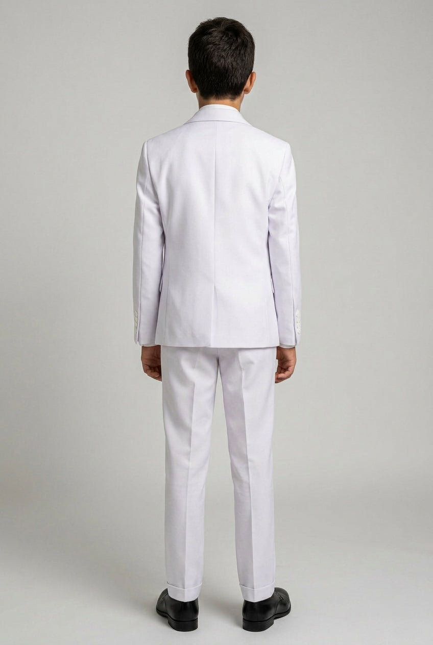 Boys' 3-Piece Tailored Fit Communion White Suit