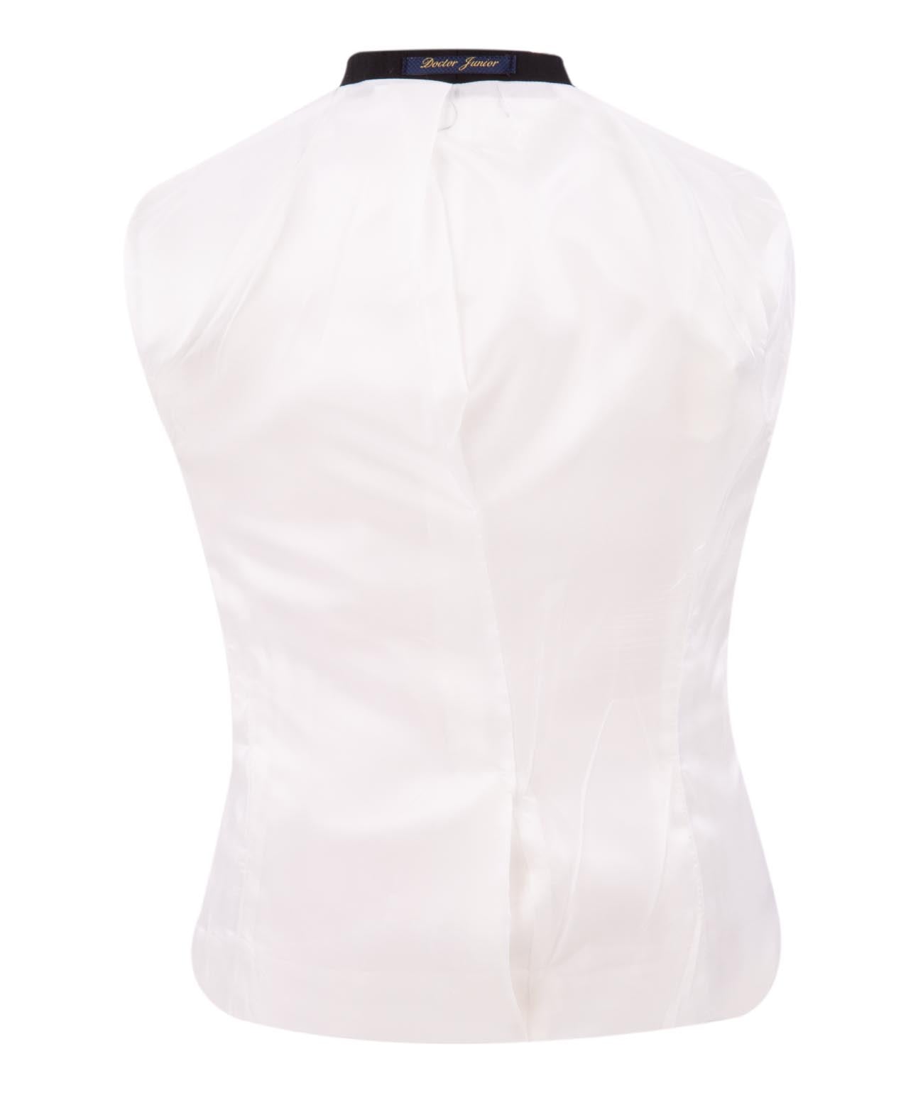 Boys' 3-Piece White Tuxedo Set with Black Details