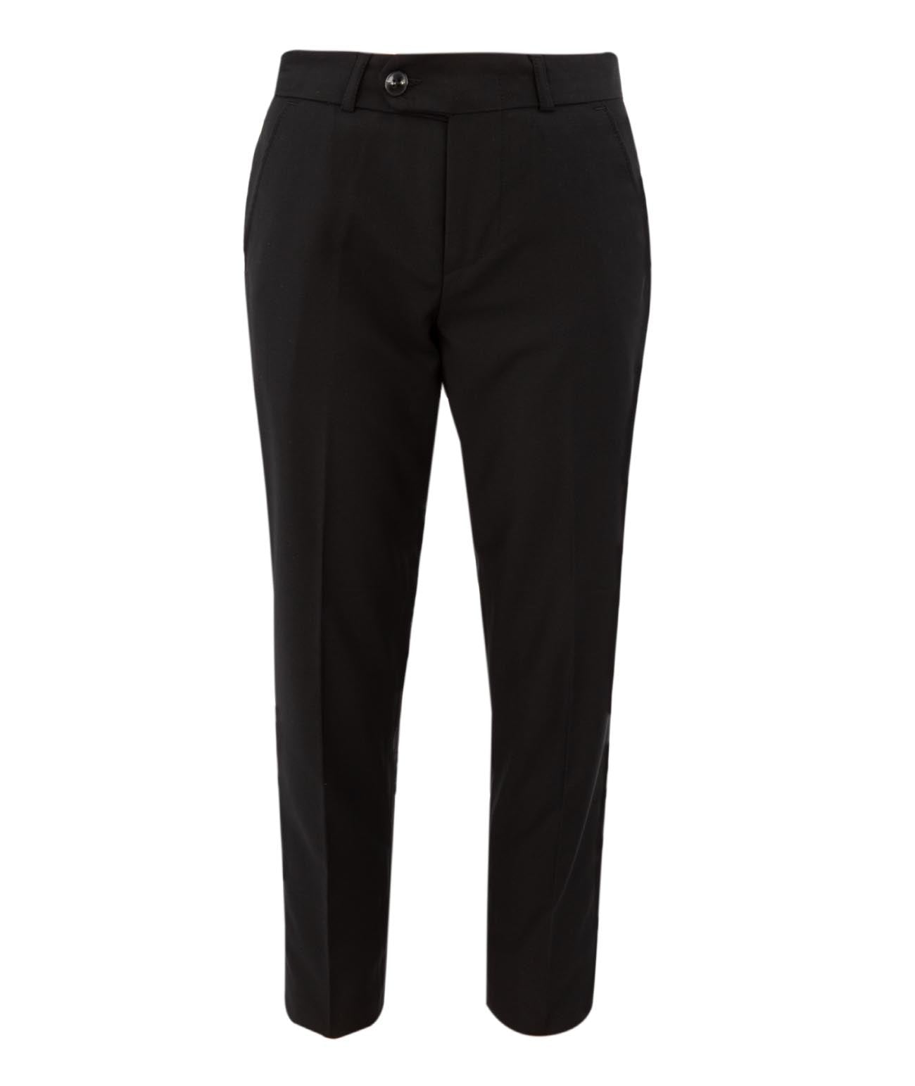 Boys' 3-Piece White Tuxedo Set with Black Details