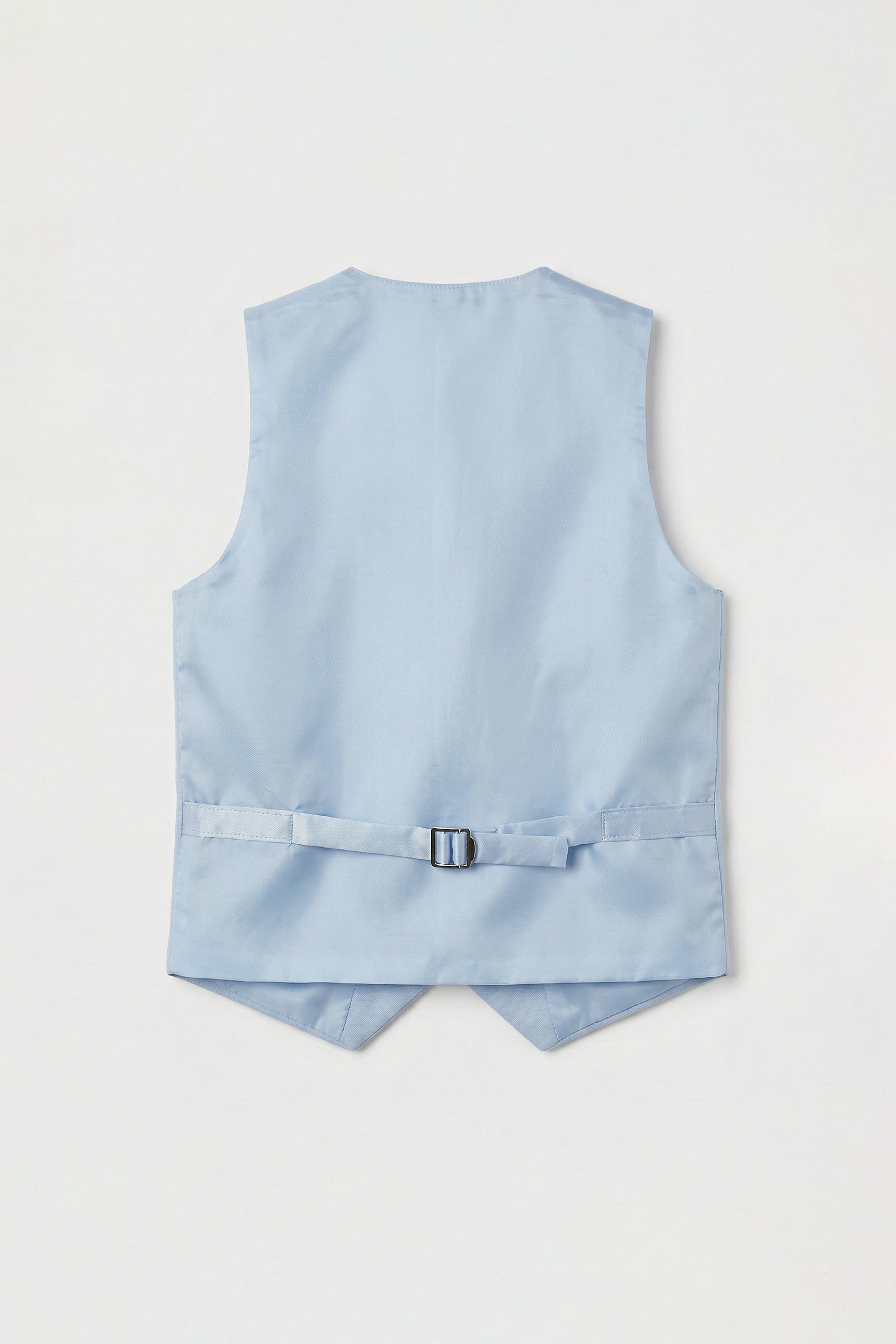 Boys’ 6-Piece Tuxedo Dinner Suit with Double Breasted Waistcoat - DAMATLIK W - Blue