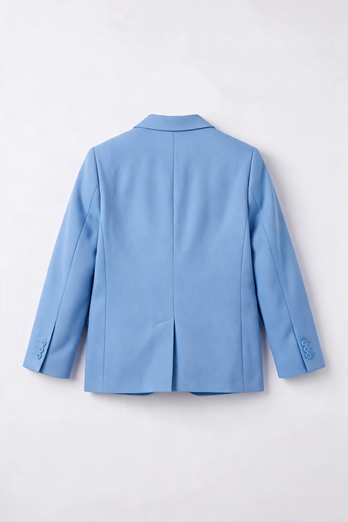 Boys’ 7-Piece Self-Patterned Formal Suit Set - Planet - Sky Blue
