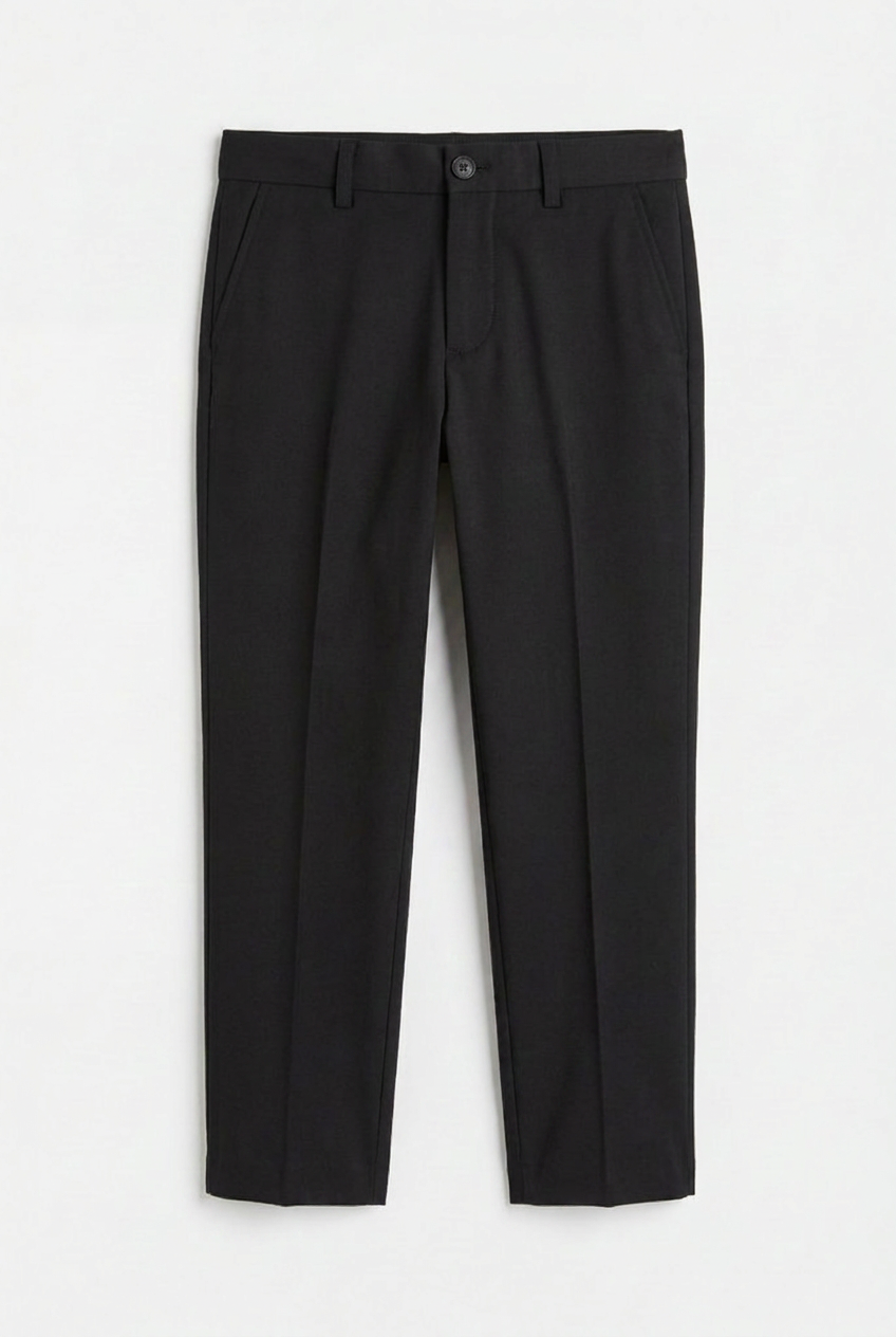 Boys' Black Tuxedo Suit with Cufflink Shirt