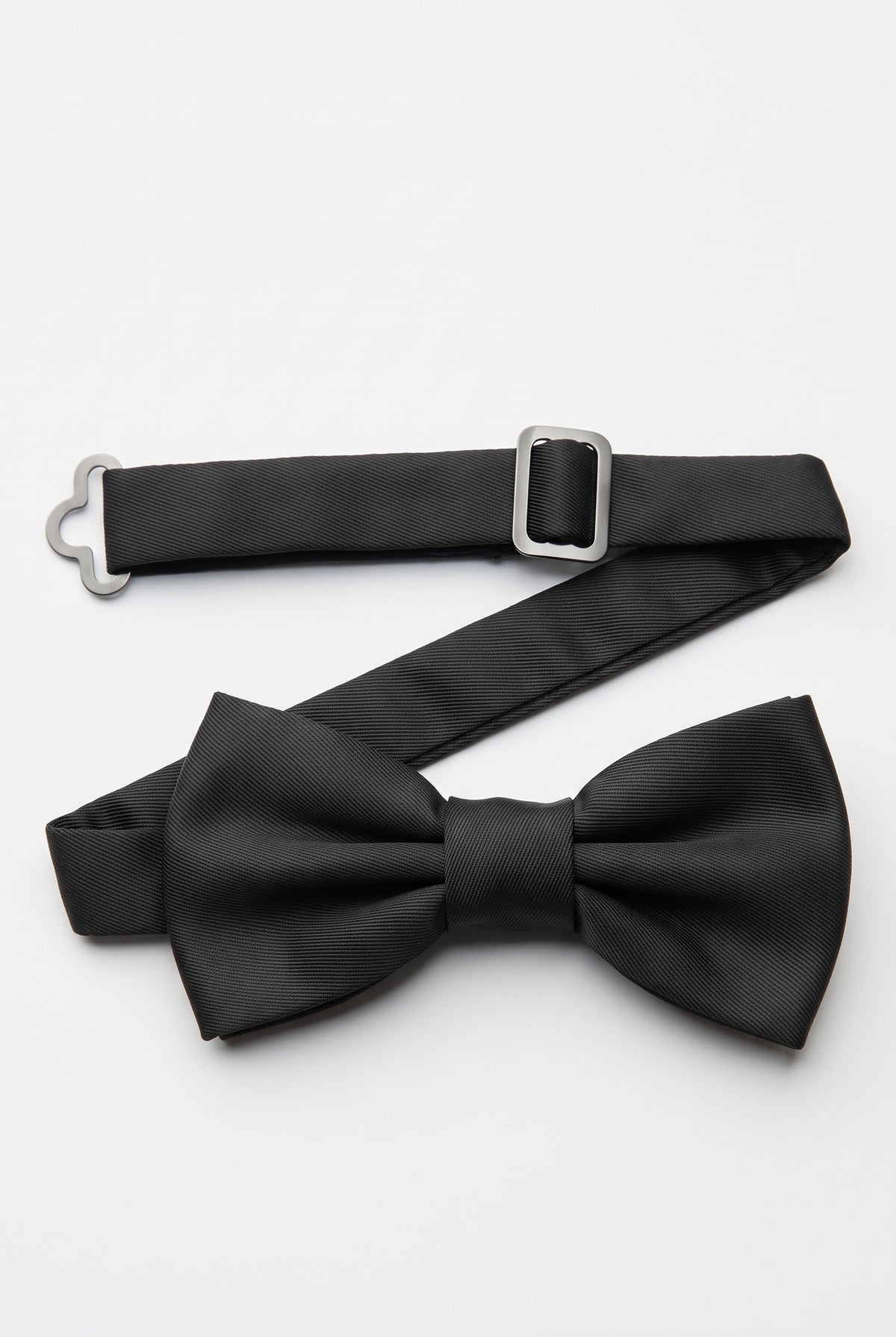 Boys Black Formal Pre-tied Bow Tie with Adjustable Strap
