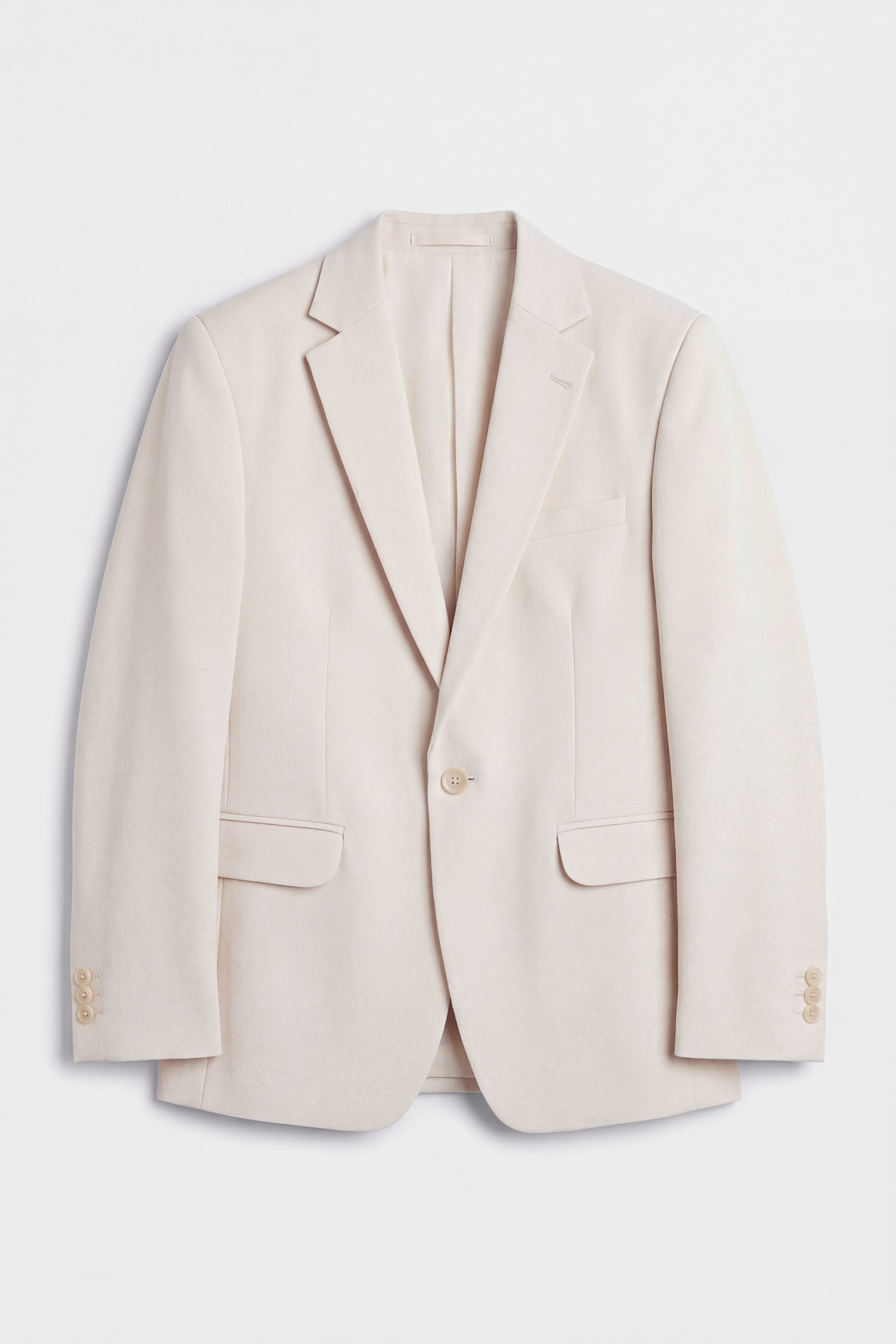 Boys Communion Slim Fit Textured 8-Piece Formal Suit Set - Ivory Blazer Picture
