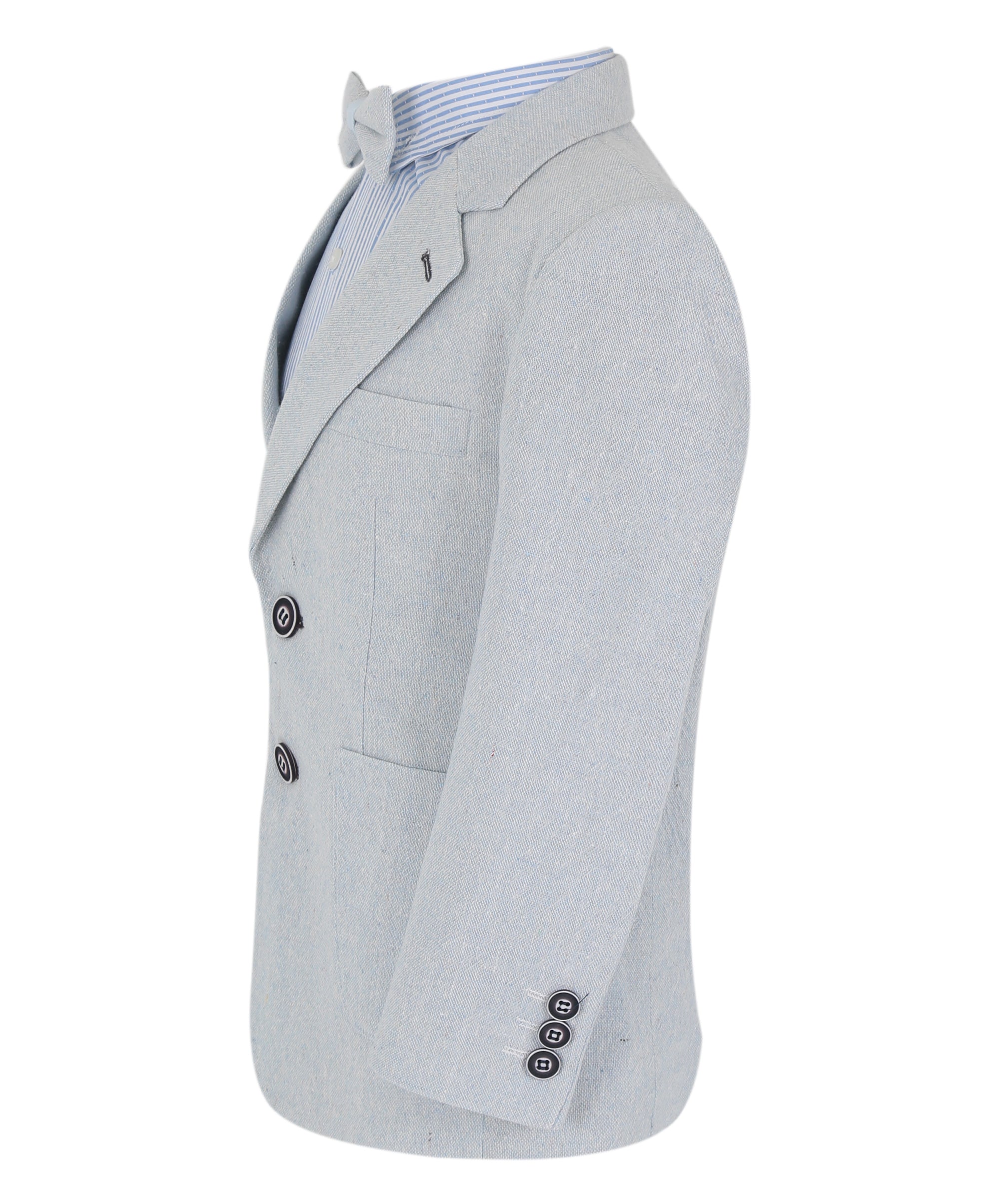 Boys Cotton Blend Classic Combined Suit Set - Blue Navy