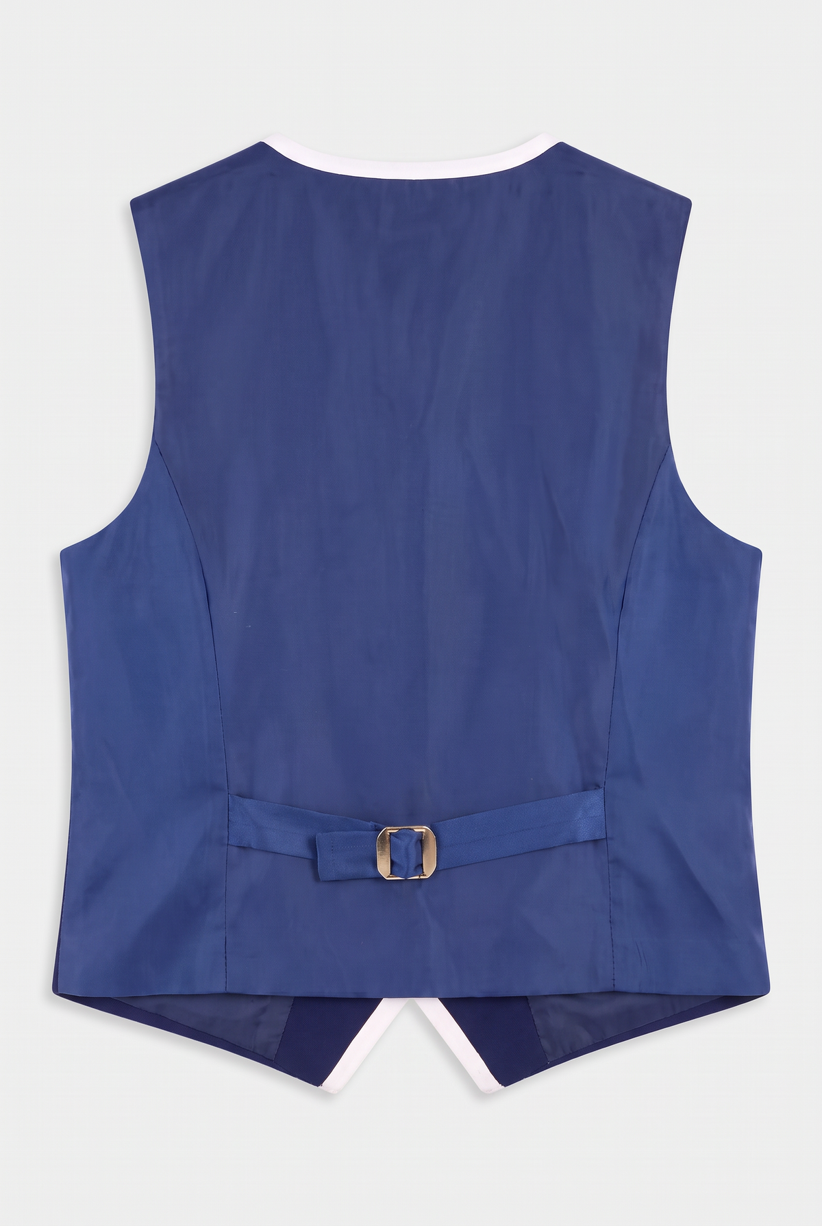 Boys Exclusive Piping Tuxedo Suit - Dark Blue - White