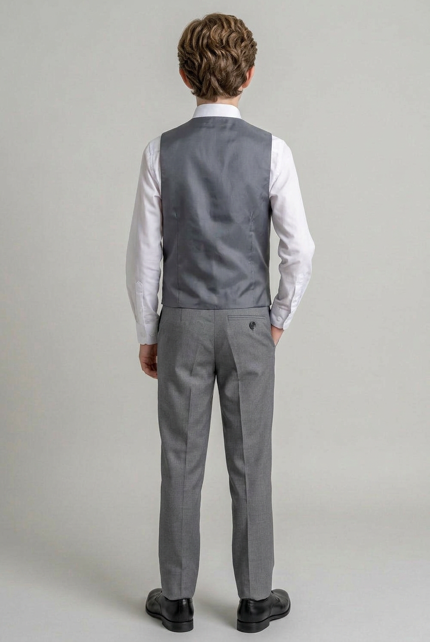 Boys Formal Suit Set - Grey