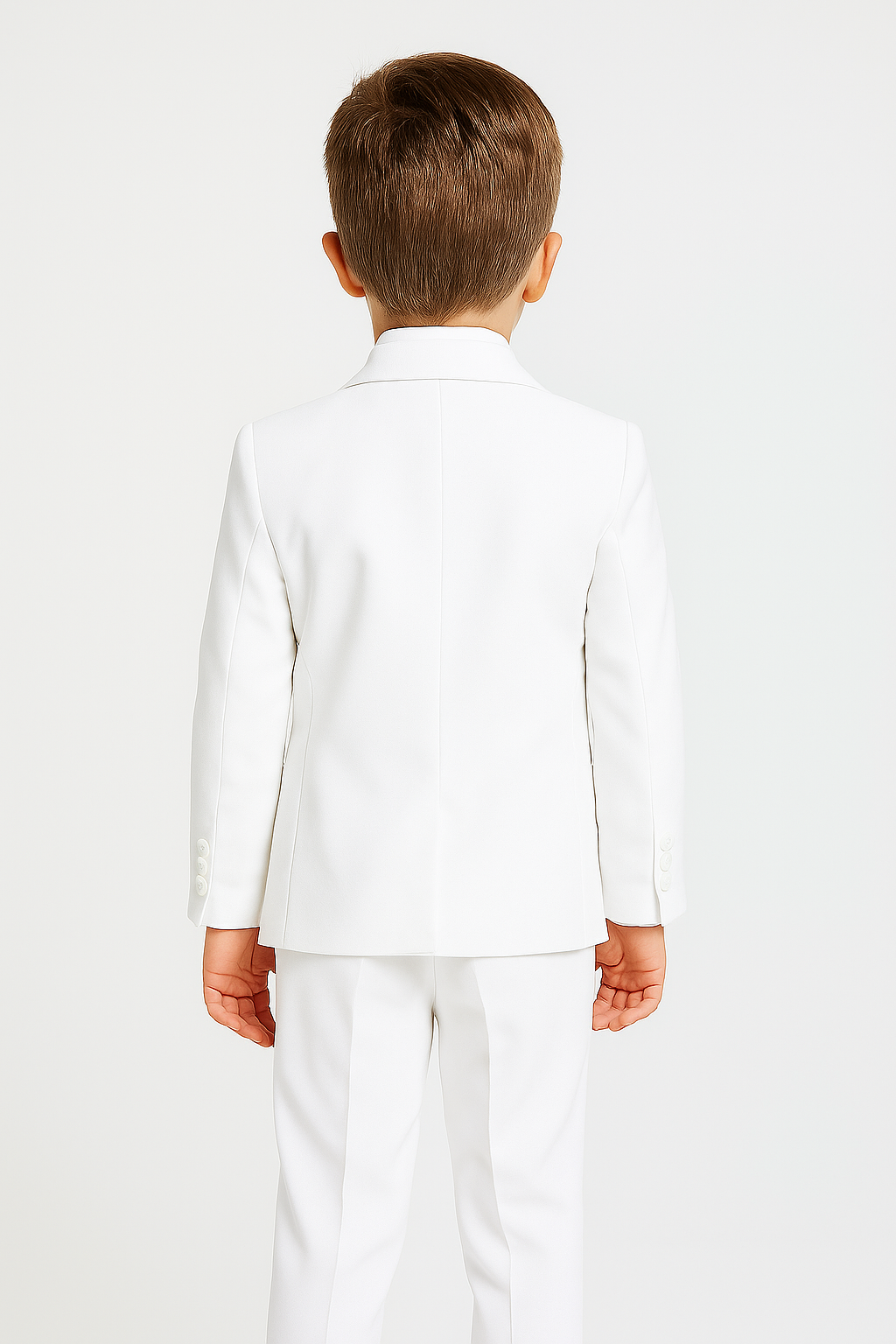 Boys Formal Suit Set - White