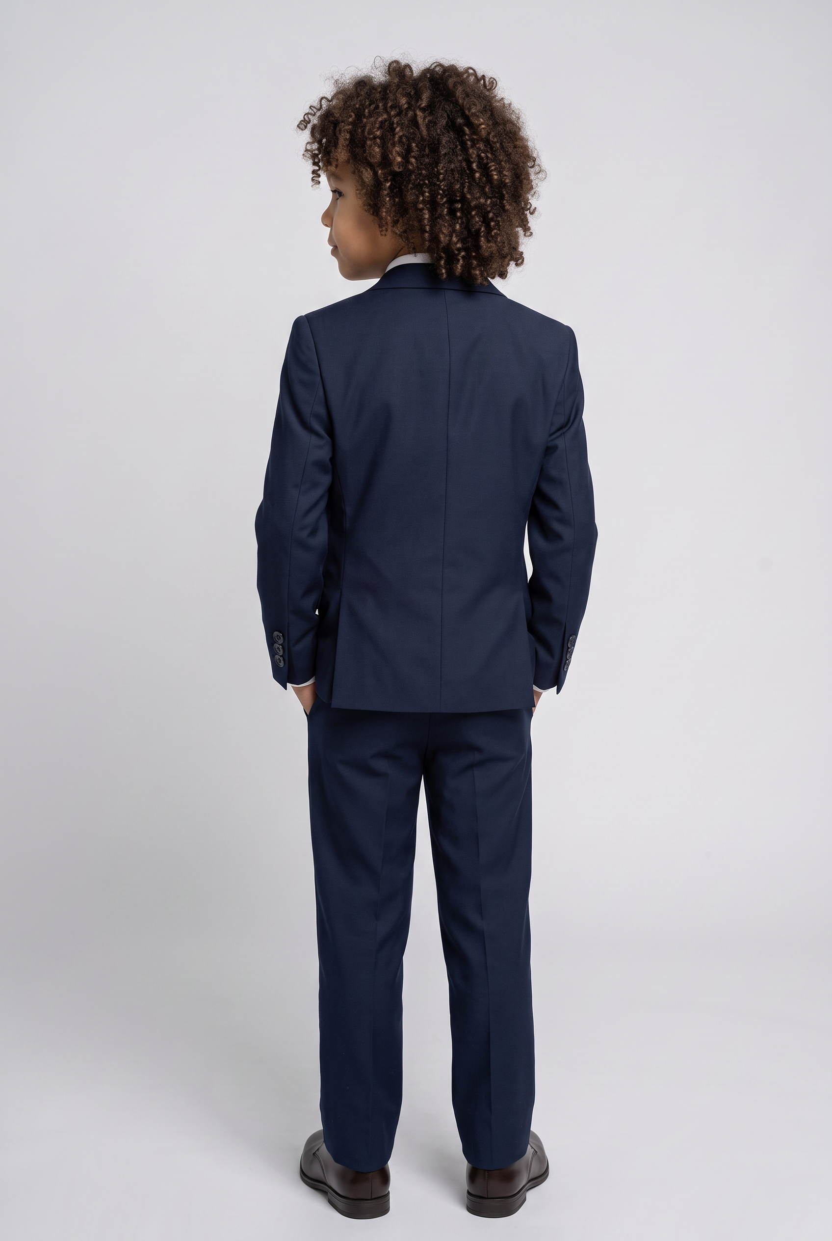 Boys French Navy Blue Suit - Navy Blue