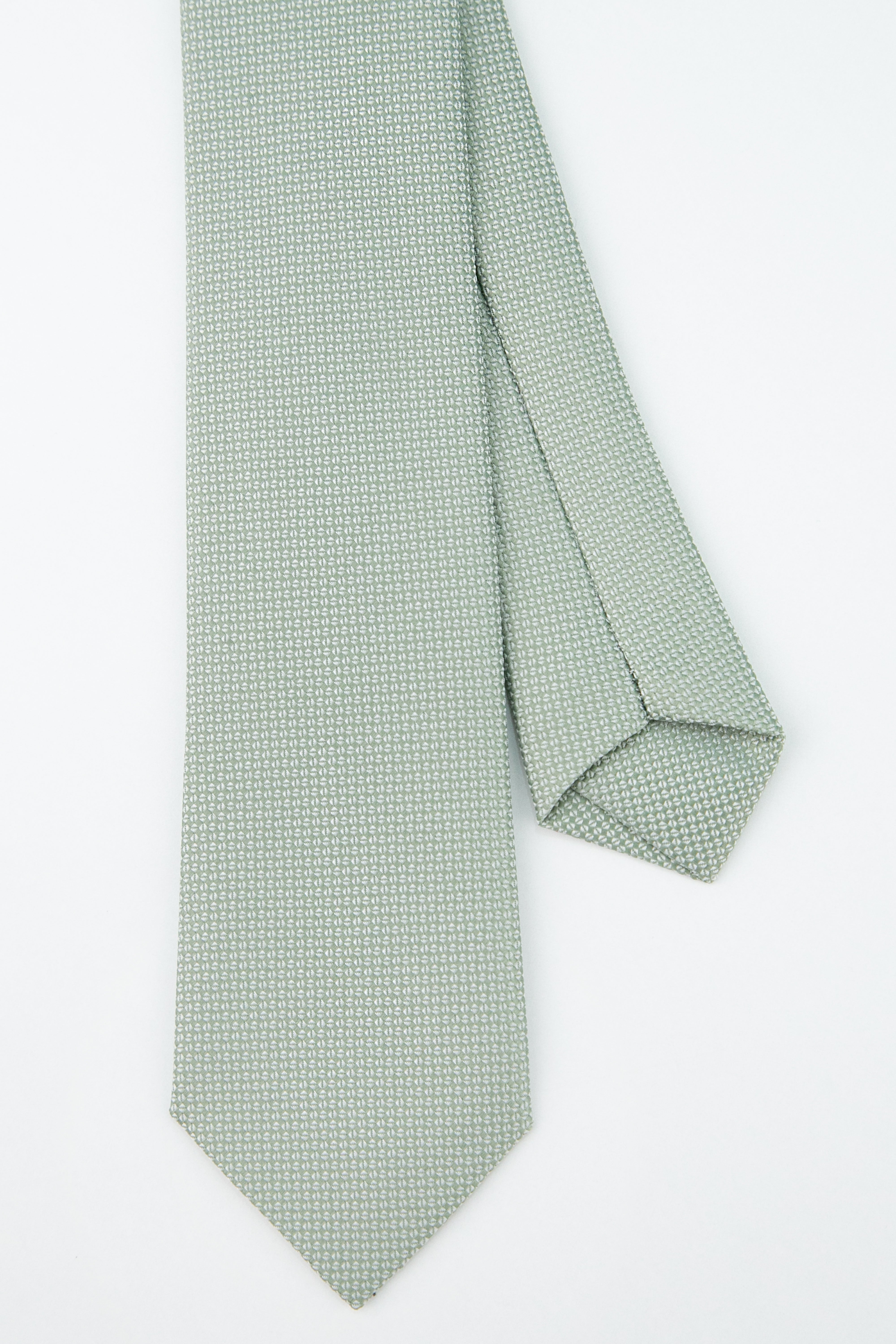Boys' Oxford Weave Slim Tie Formal Neckwear - Sea Green