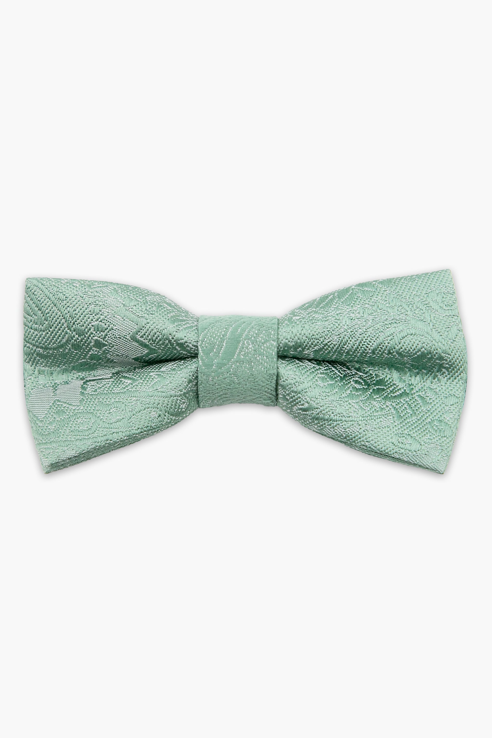 Boys’ Pastel Paisley Pre-Tied Dickie Bow Tie - Green