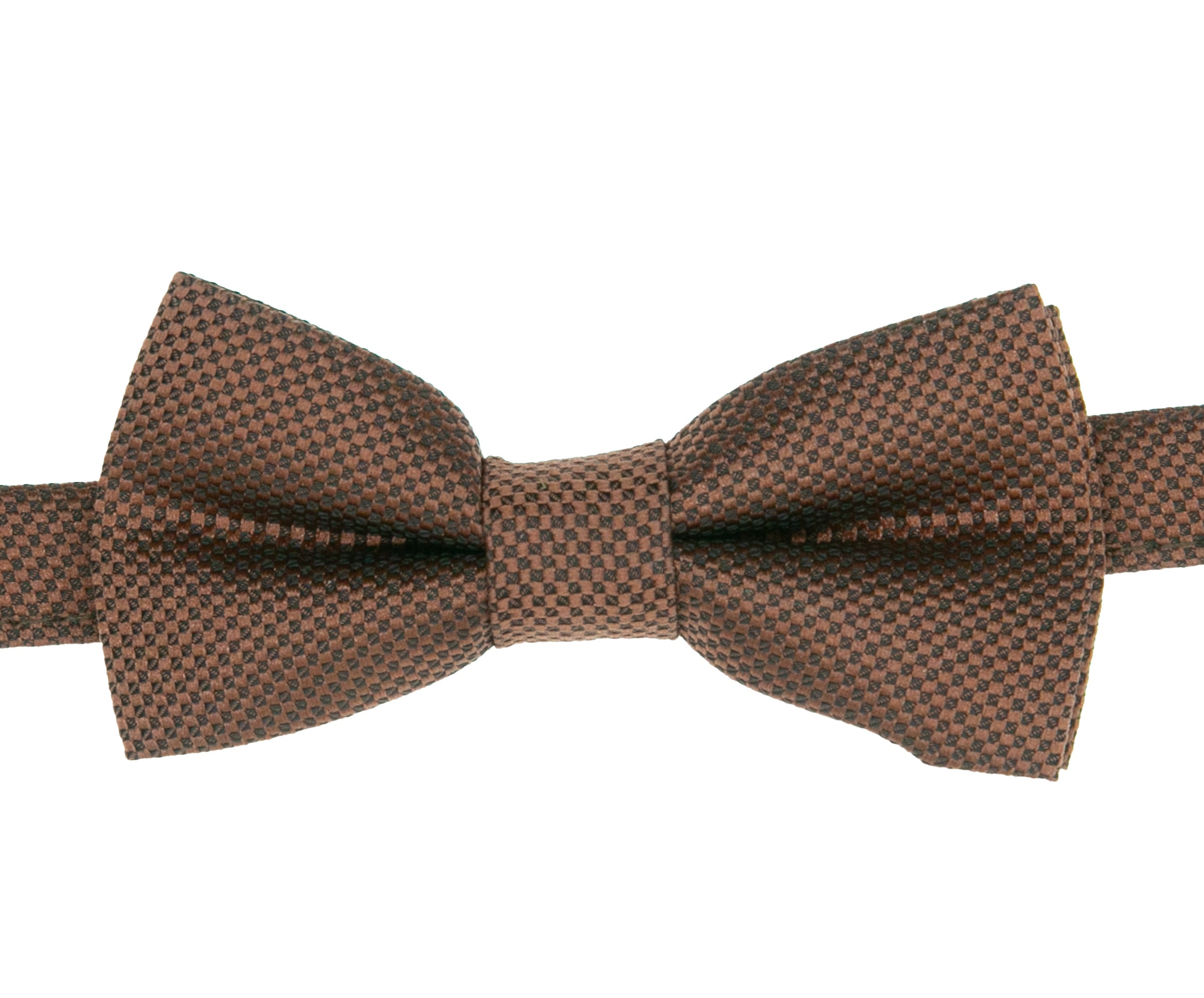Boys' Pre-Tied Jacquard Dickie Bow Tie Neckwear - Burnt Orange