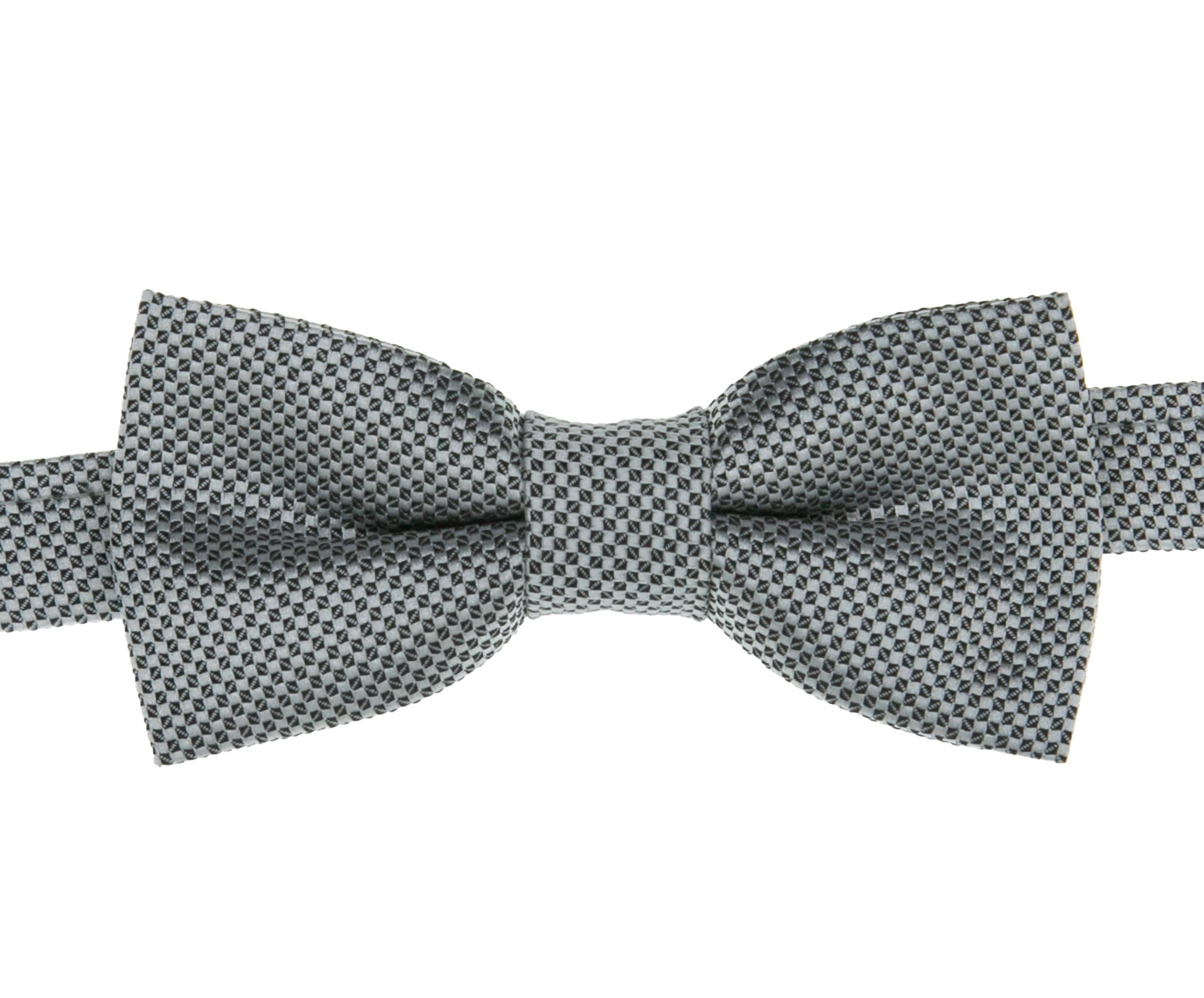 Boys' Pre-Tied Jacquard Dickie Bow Tie Neckwear - Light Grey
