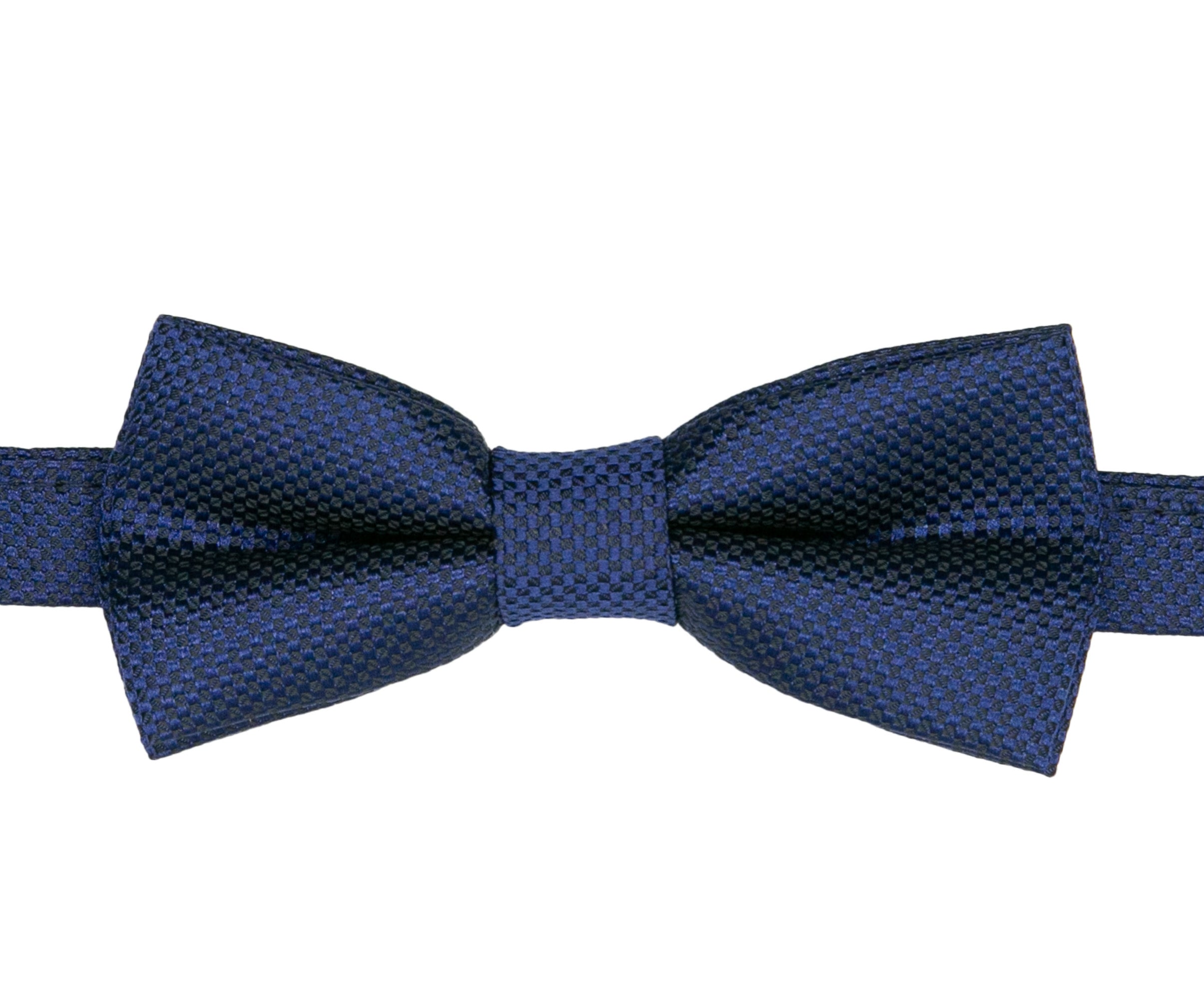 Boys' Pre-Tied Jacquard Dickie Bow Tie Neckwear - Navy Blue